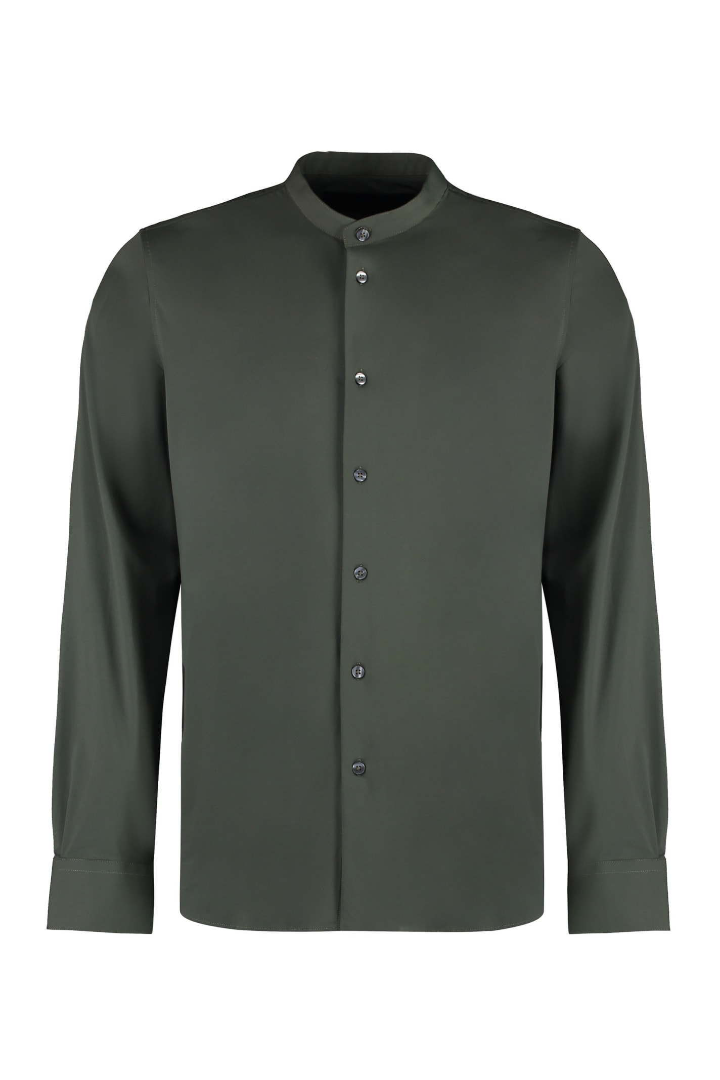 Shop Rrd - Roberto Ricci Design Technical Fabric Shirt In Green