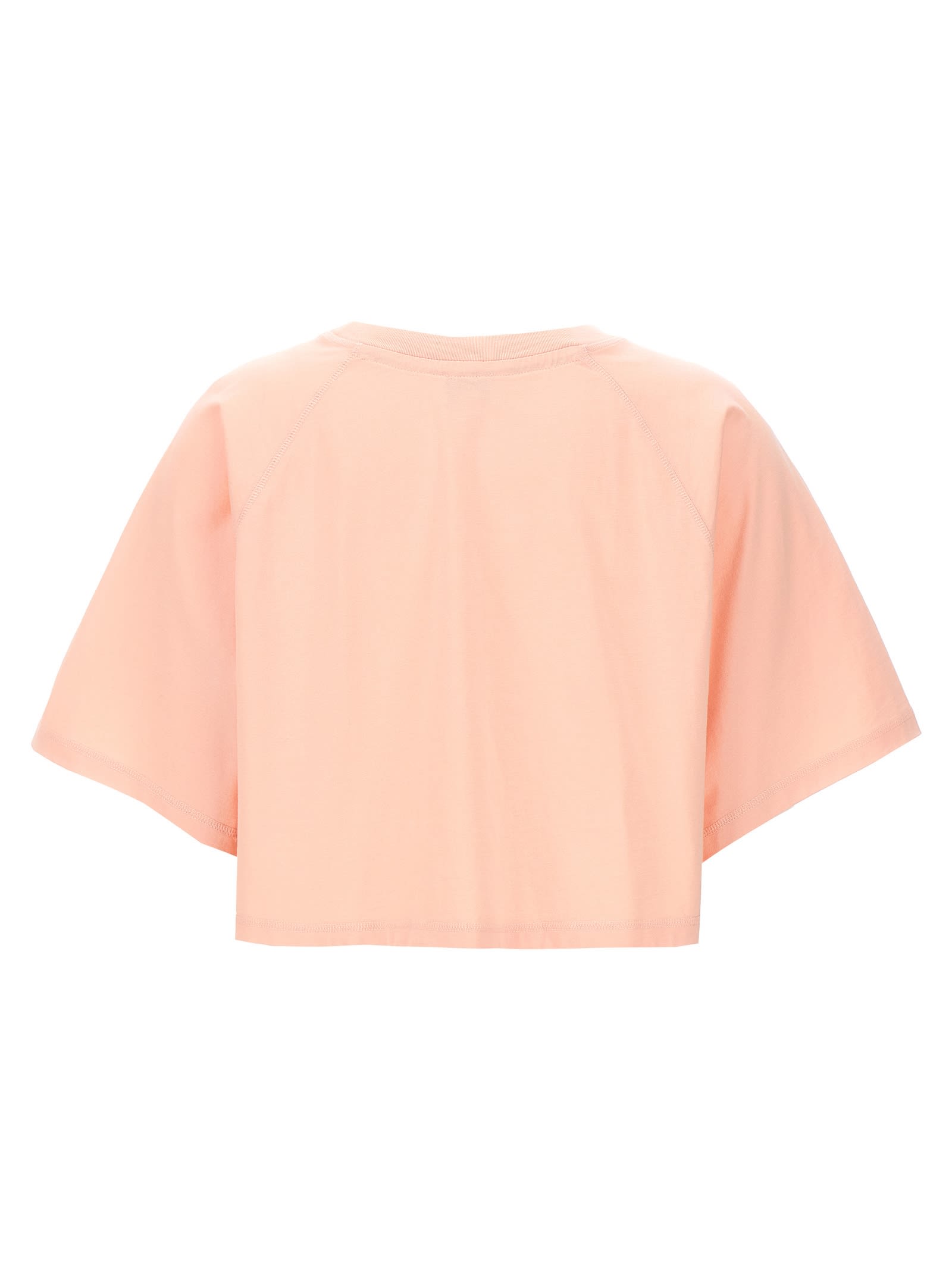 Shop Kenzo Cropped T-shirt In Pink