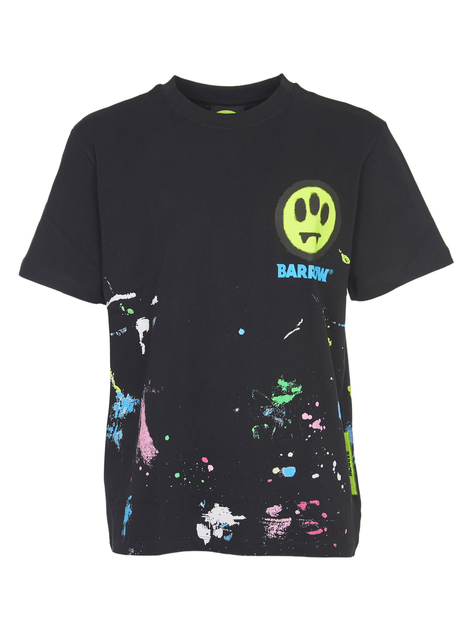 Barrow T-shirt With Multicolor Splash