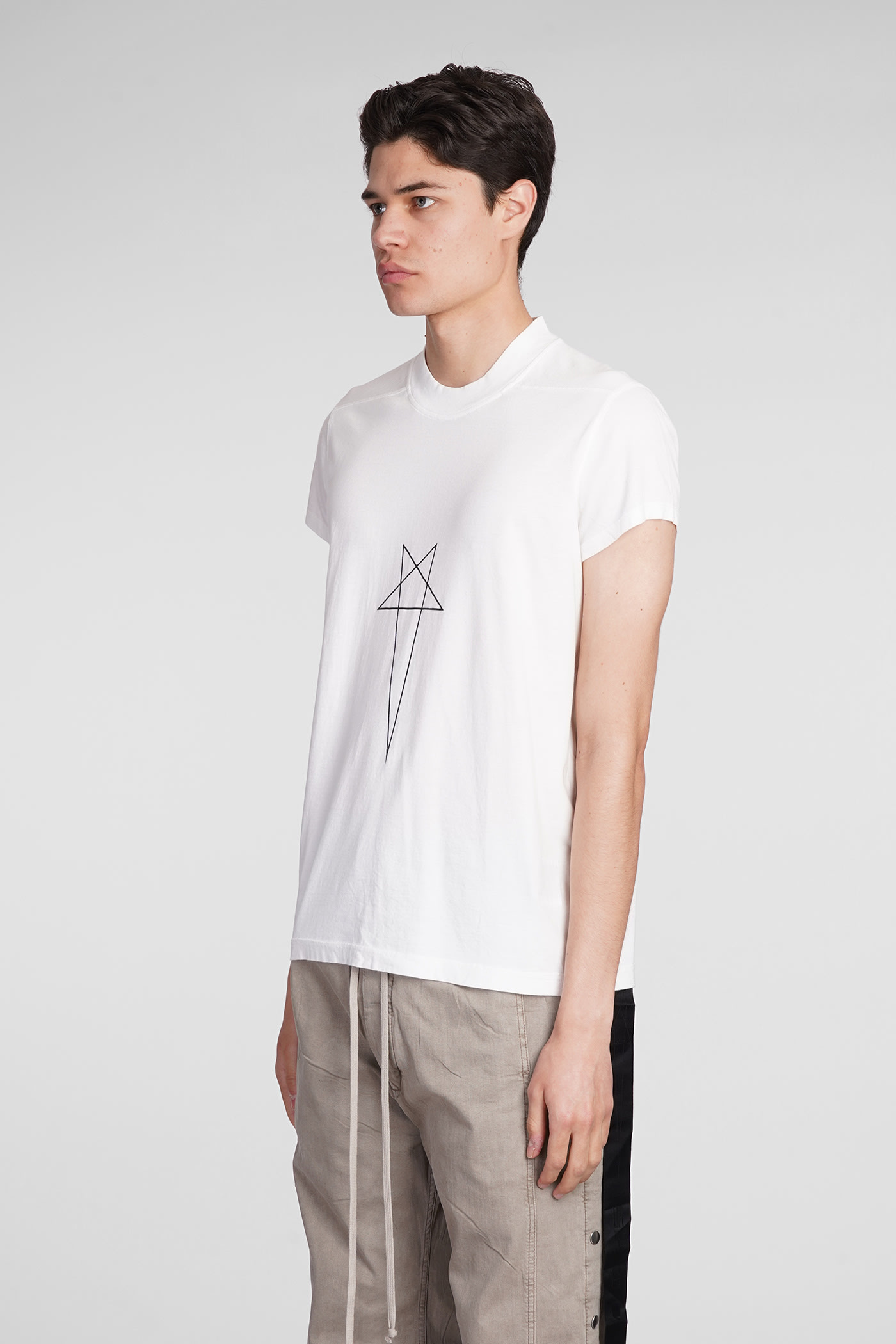 Shop Drkshdw Small Level T T-shirt In White Cotton