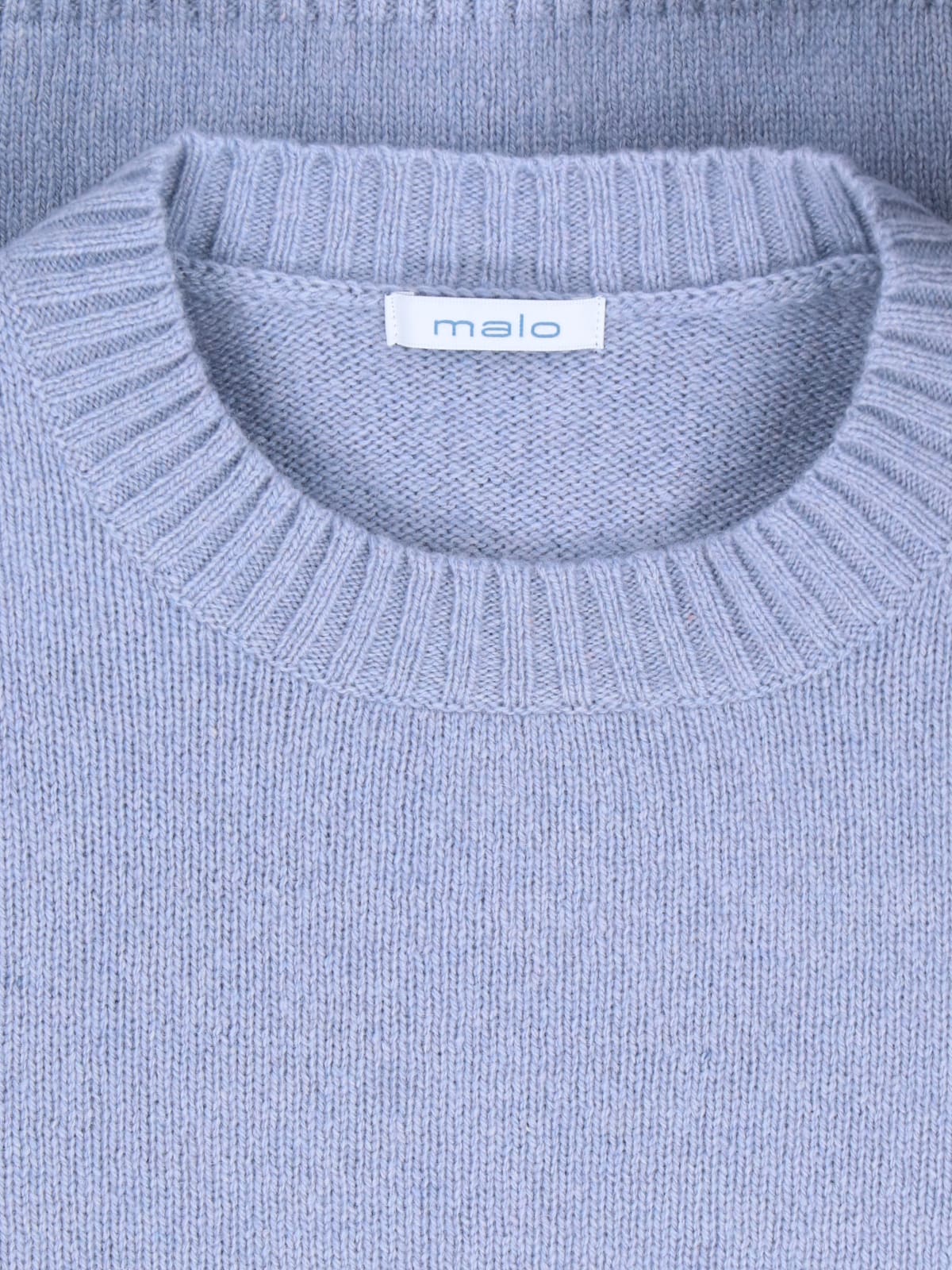Shop Malo Cashmere Sweater In Light Blue
