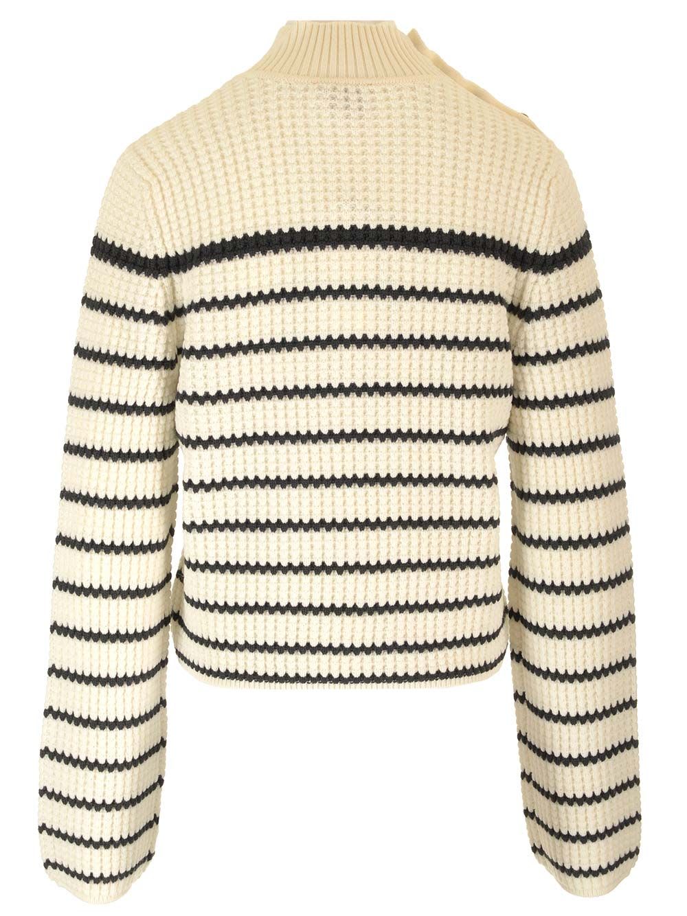 FORTE FORTE STRIPED SWEATER
