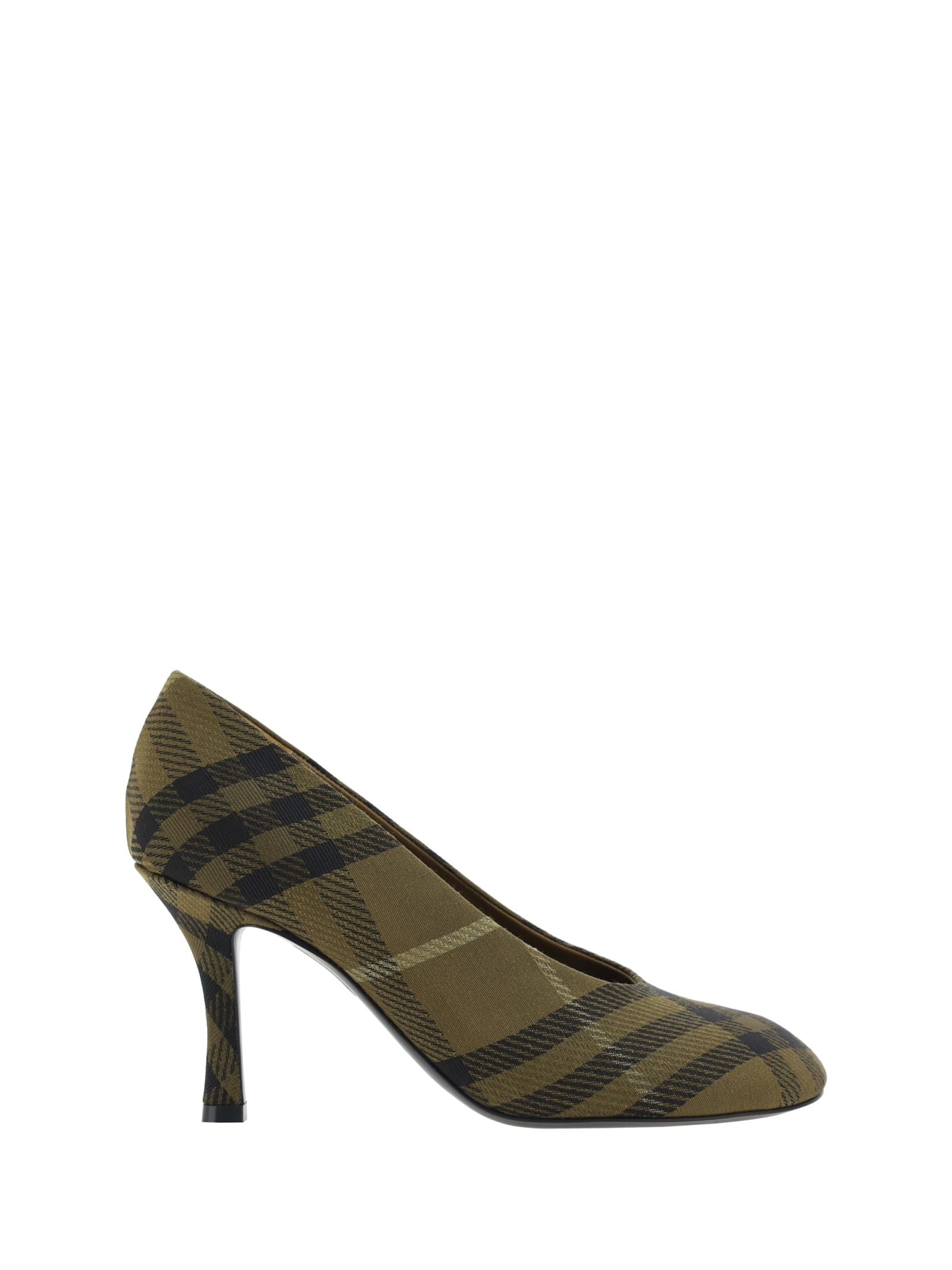 Burberry Baby Check Knit Pump In Furrow Ip Check