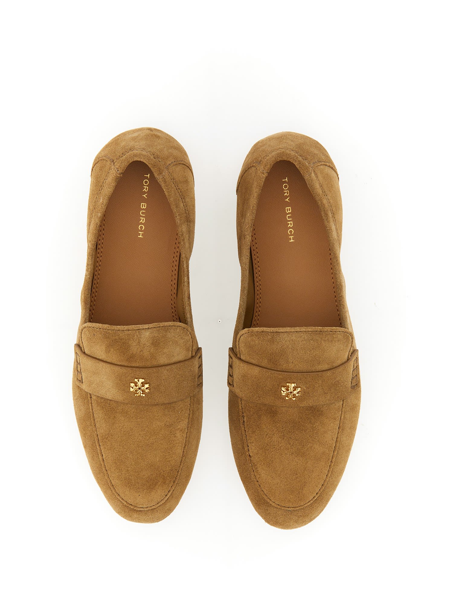 Tory Burch Moccasin Ballerina In Brown