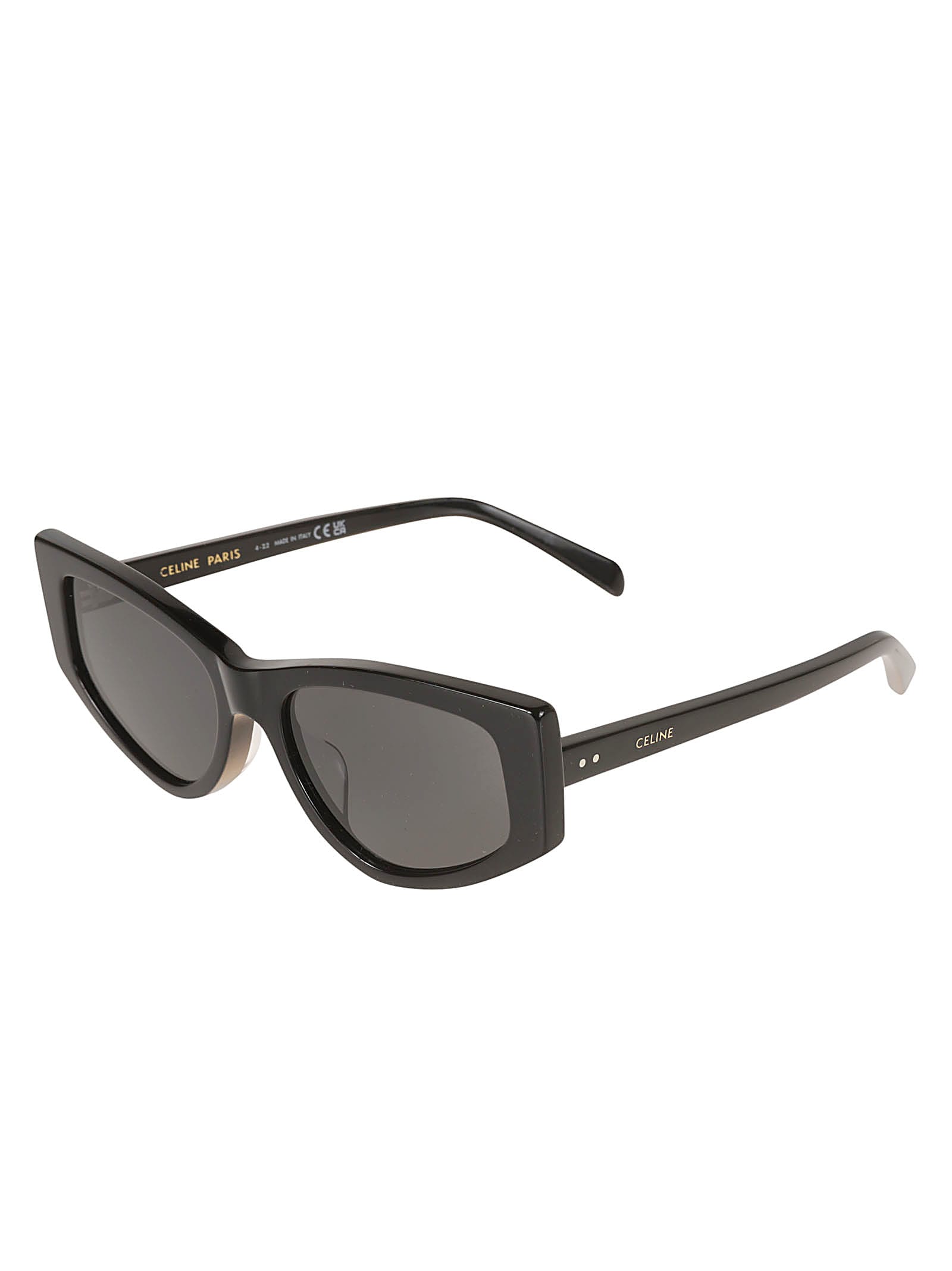 Shop Celine Curve Square Sunglasses In Black