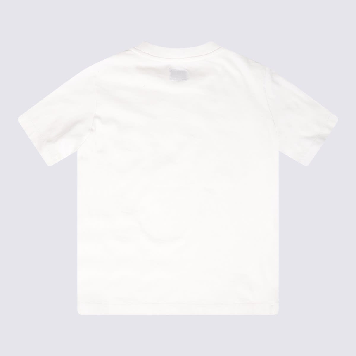 Shop C.p. Company White Cotton T-shirt In Gauze White