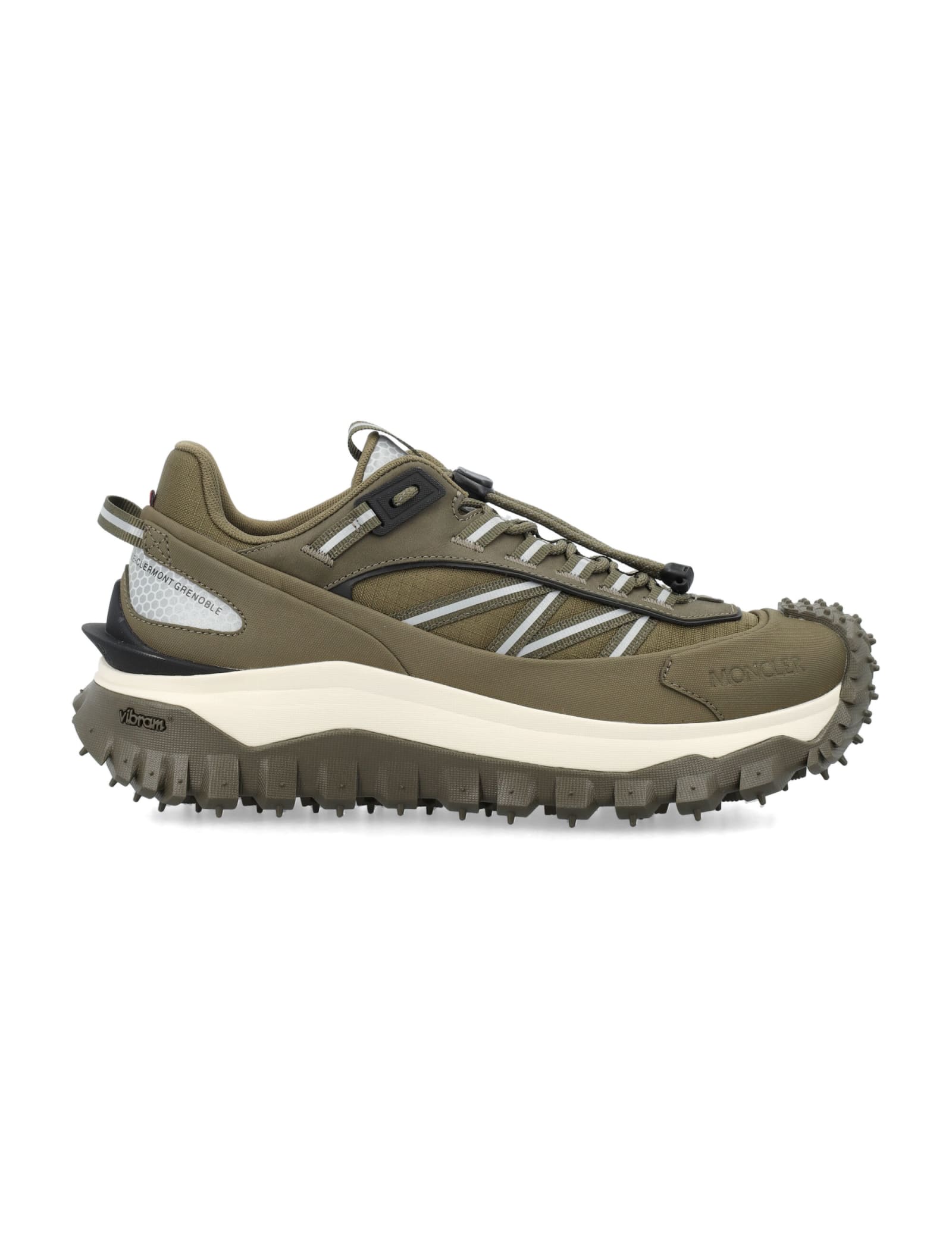 Shop Moncler Trailgrip Trainers In Green