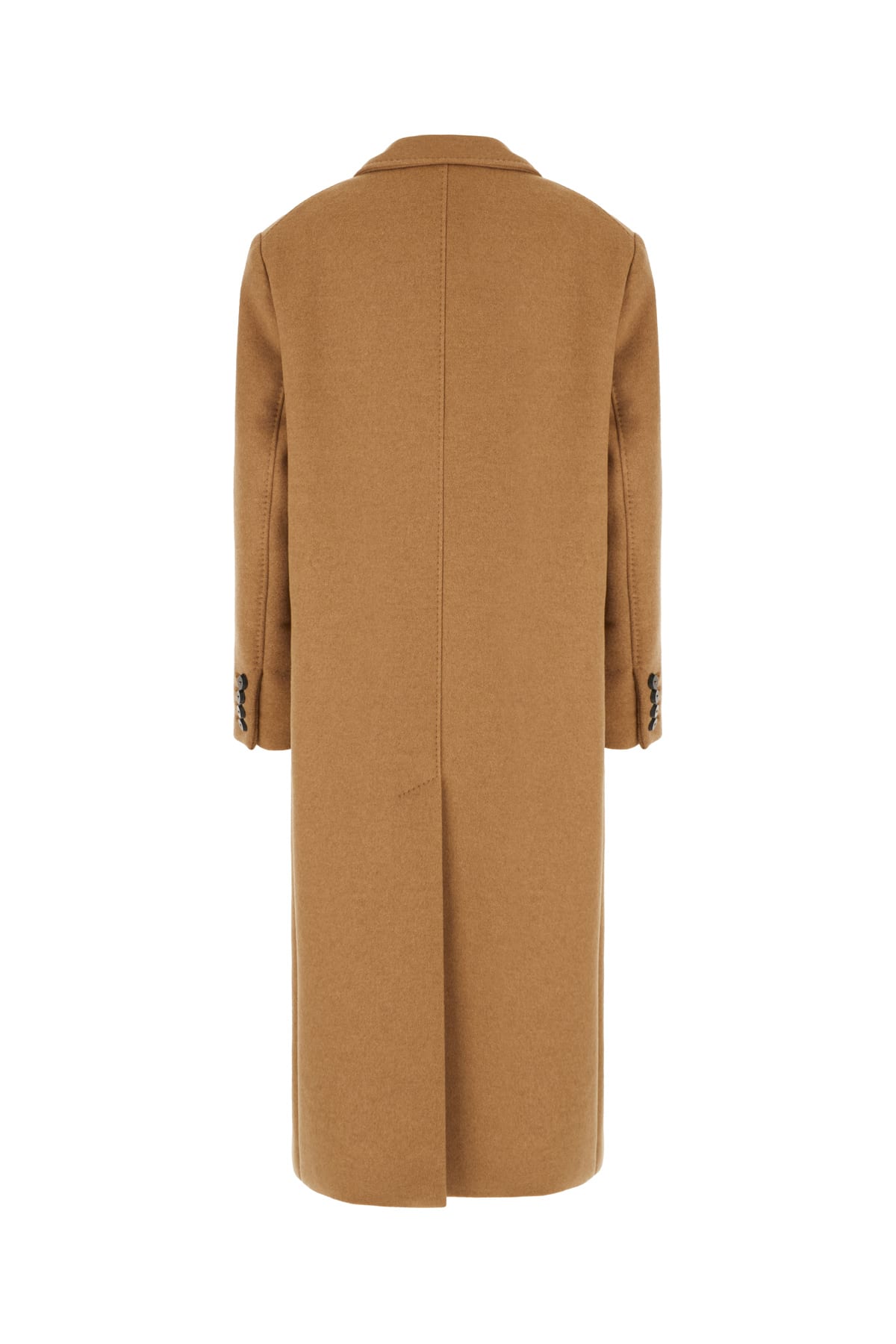 Max Mara Certo Double-breasted Long Coat In Cammello