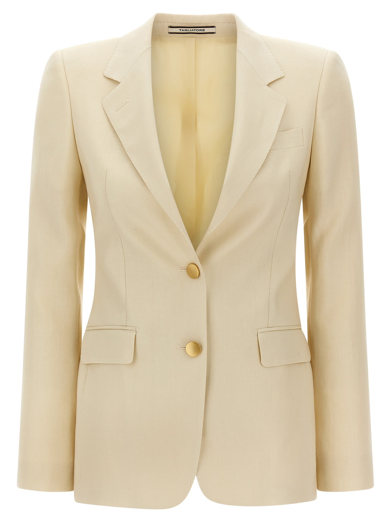 Tagliatore Beige Parigi Blazer In Beige