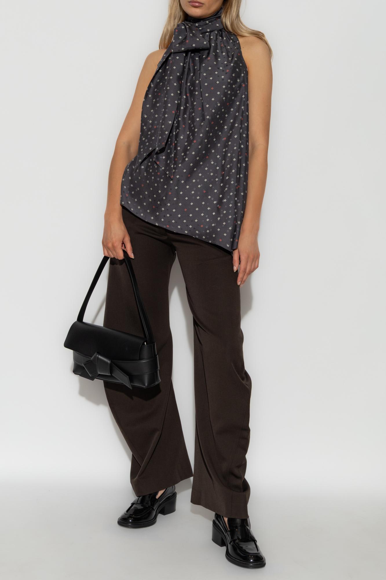Acne Studios Wool Pants In Brown