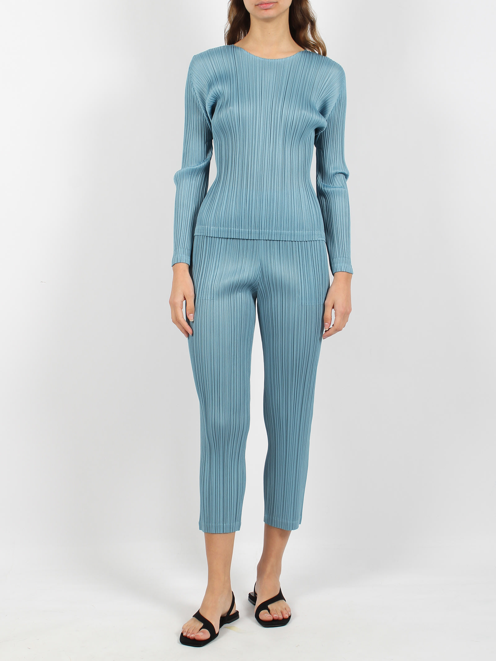Issey Miyake Monthly Colors : January Trousers In Blue
