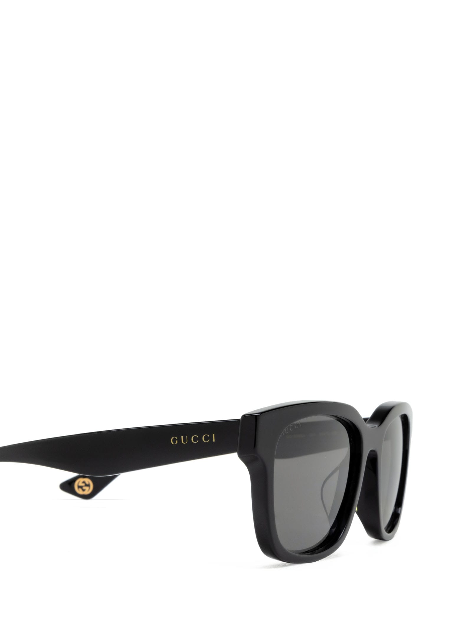 Shop Gucci Gg1639sa Black Sunglasses