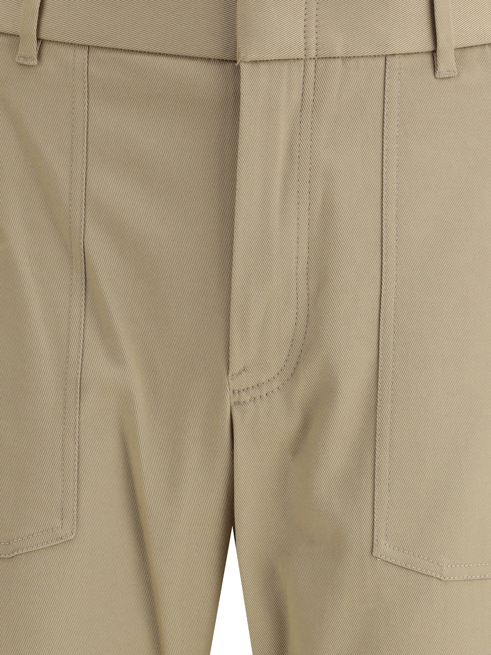 Brioni Utility-pocket Trousers In Green