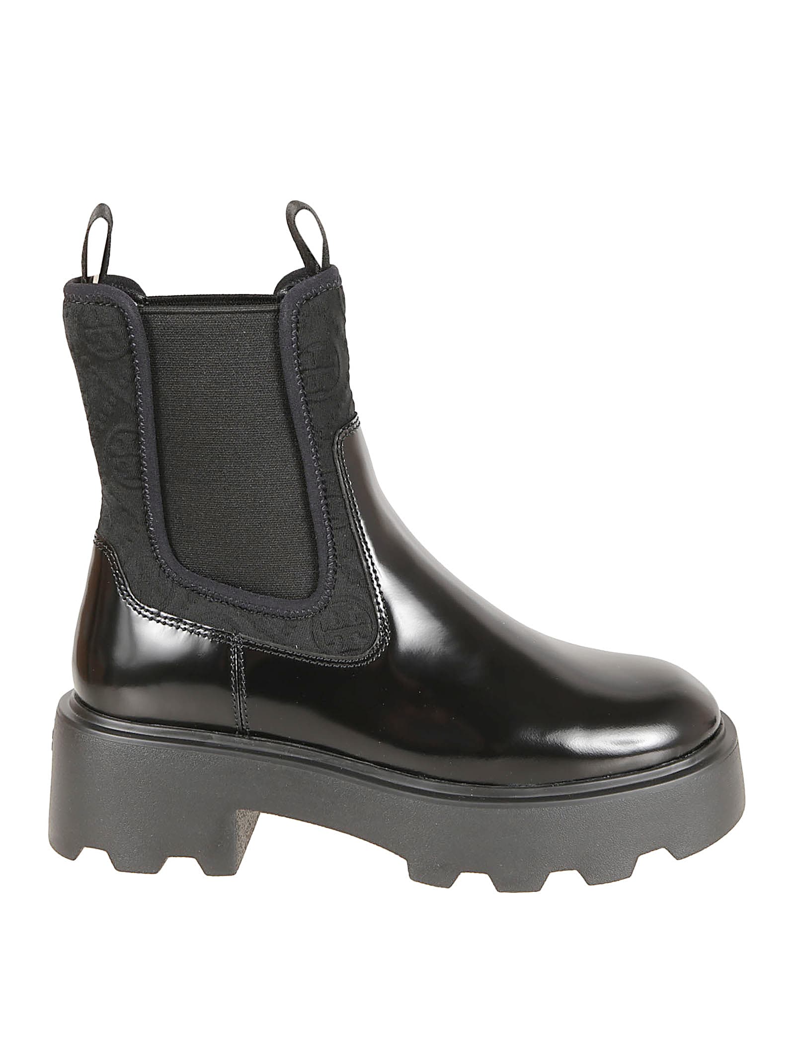 Tory Burch Leather Chelsea Boots In Black