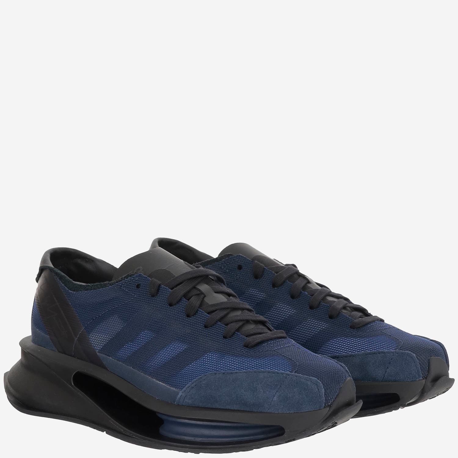 Shop Y-3 Sneakers S-gendo Run Navy In Blue