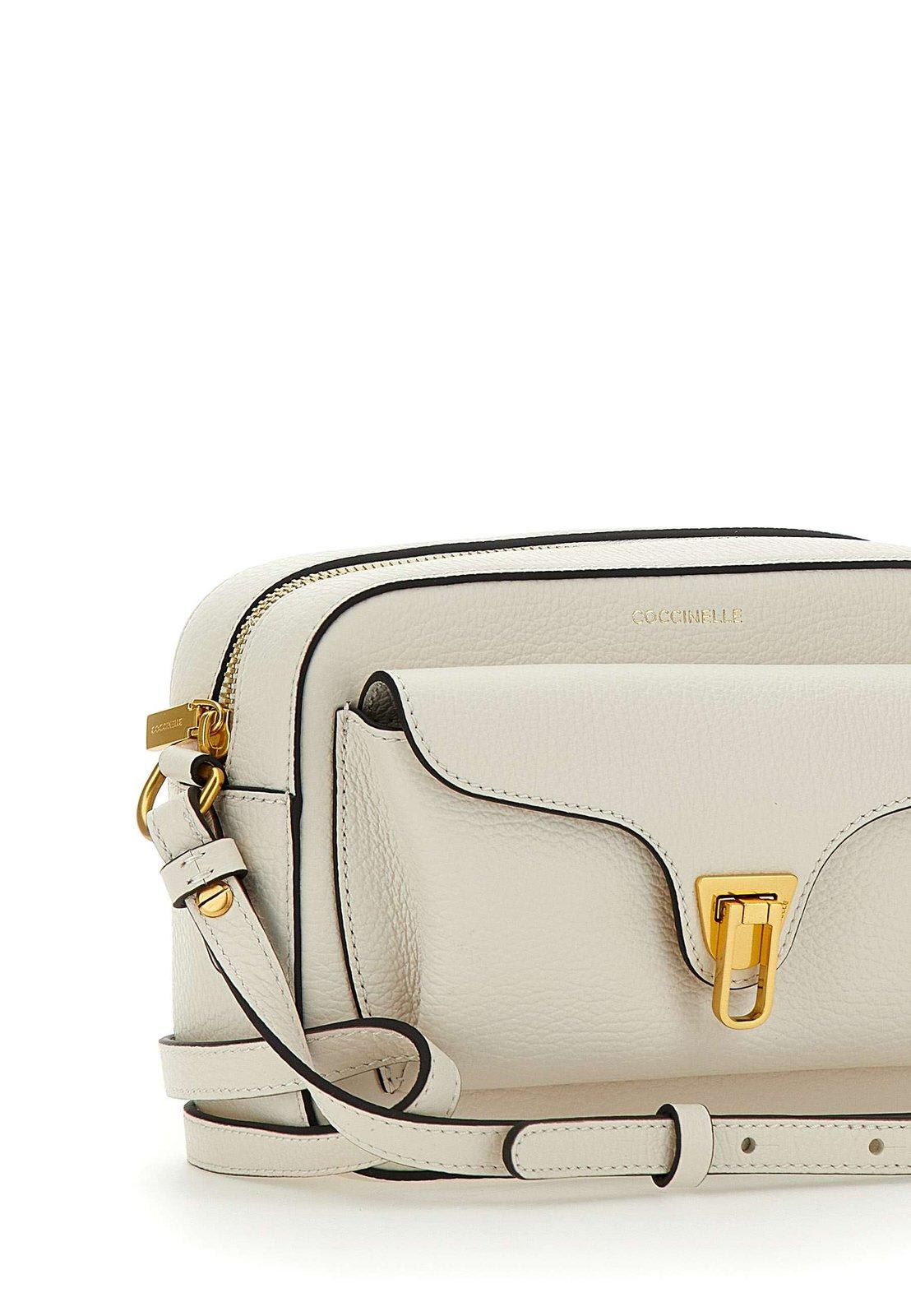 Coccinelle Beat Soft Small Crossbody Bag In White