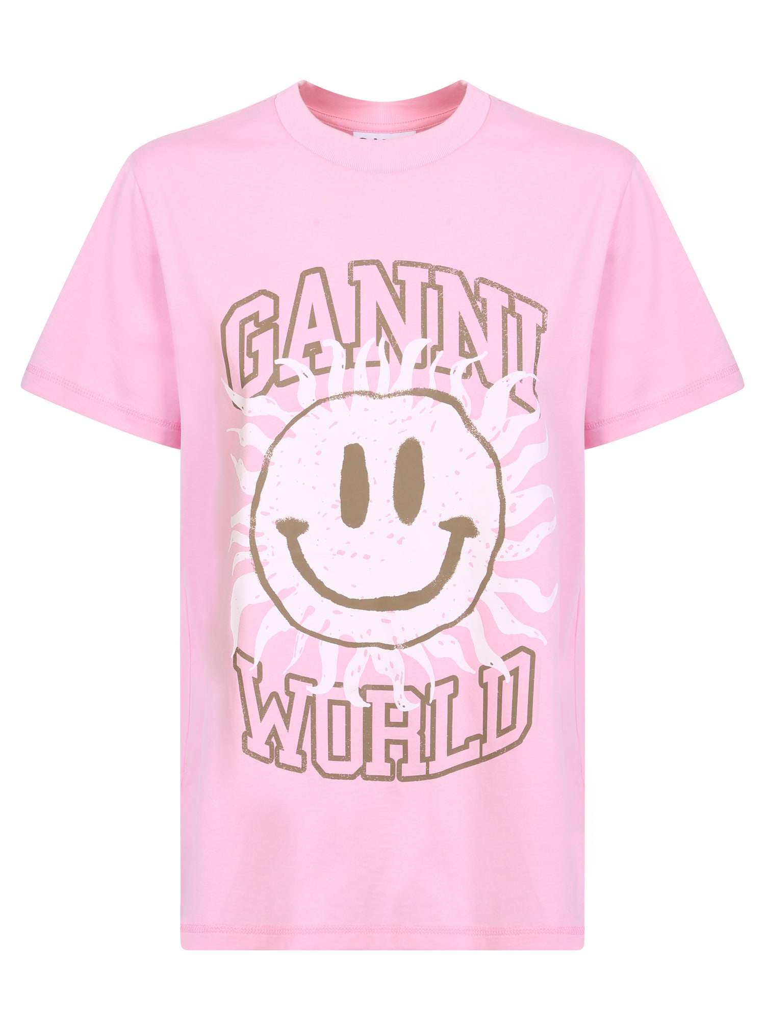 Ganni Pink Ganni Hotel T-shirt