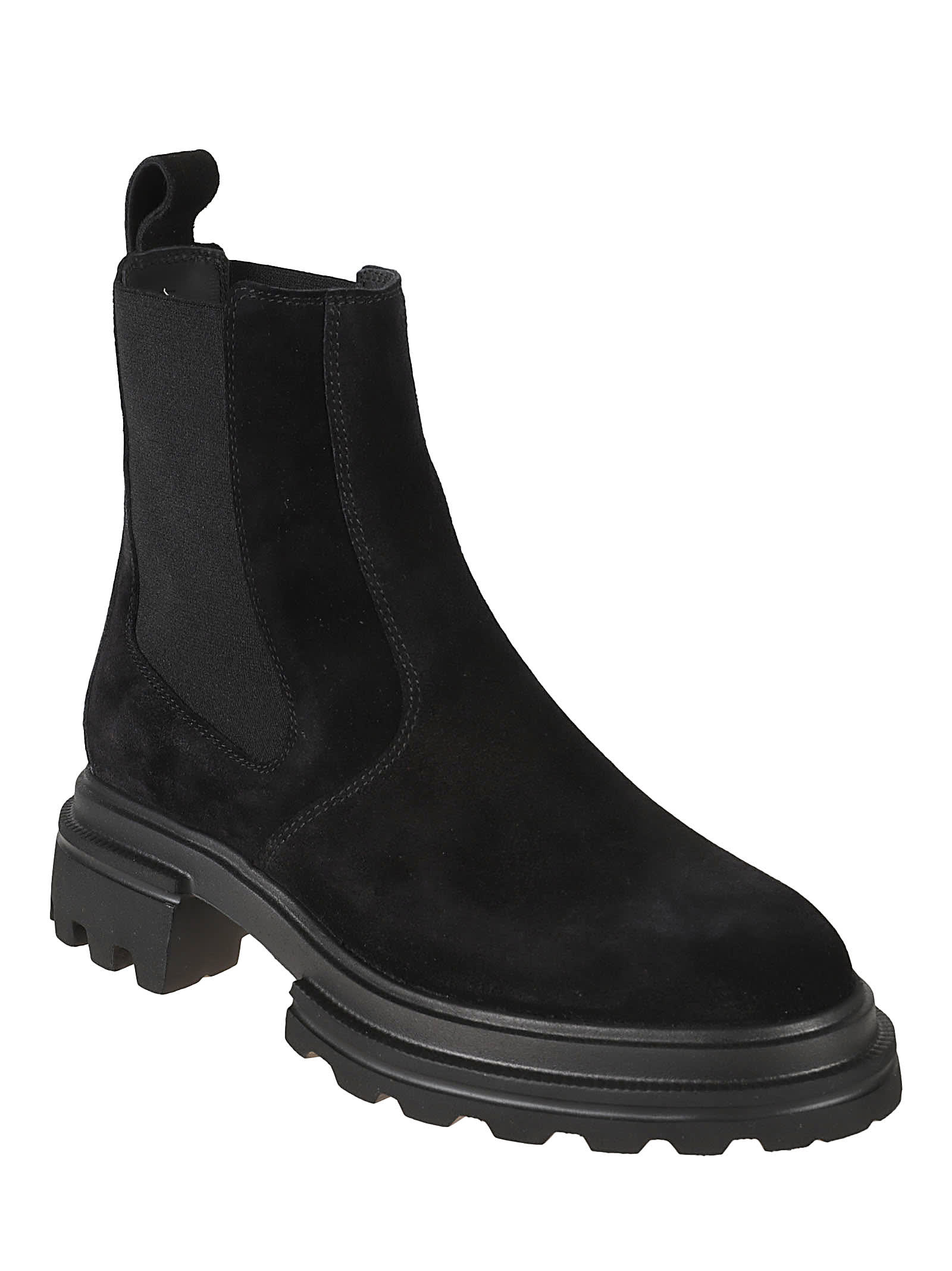 Shop Hogan H674 Chelsea Boots In Black