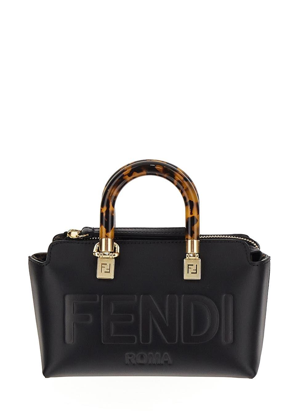 orange specificere accent Fendi By The Way Mini Logo Calfskin Top-handle Bag In Black | ModeSens