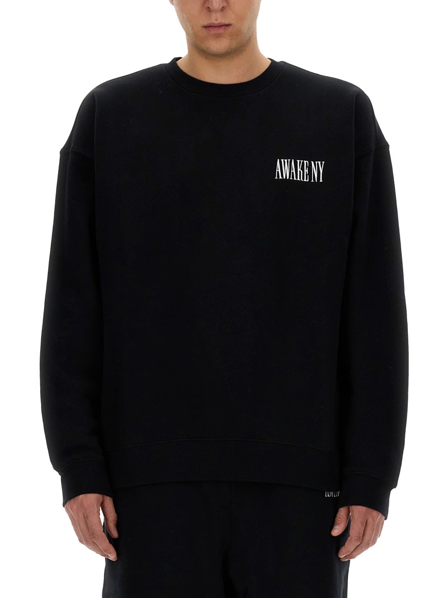 Shop Awake Ny Sweatshirt With Logo In Black