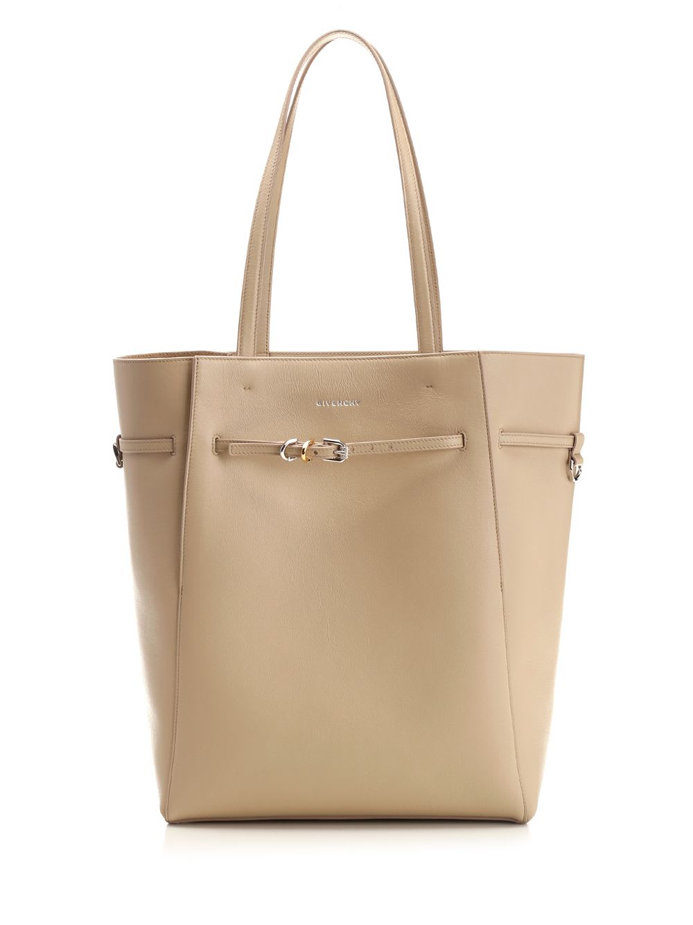 Shop Givenchy Voyou Medium Tote In Beige