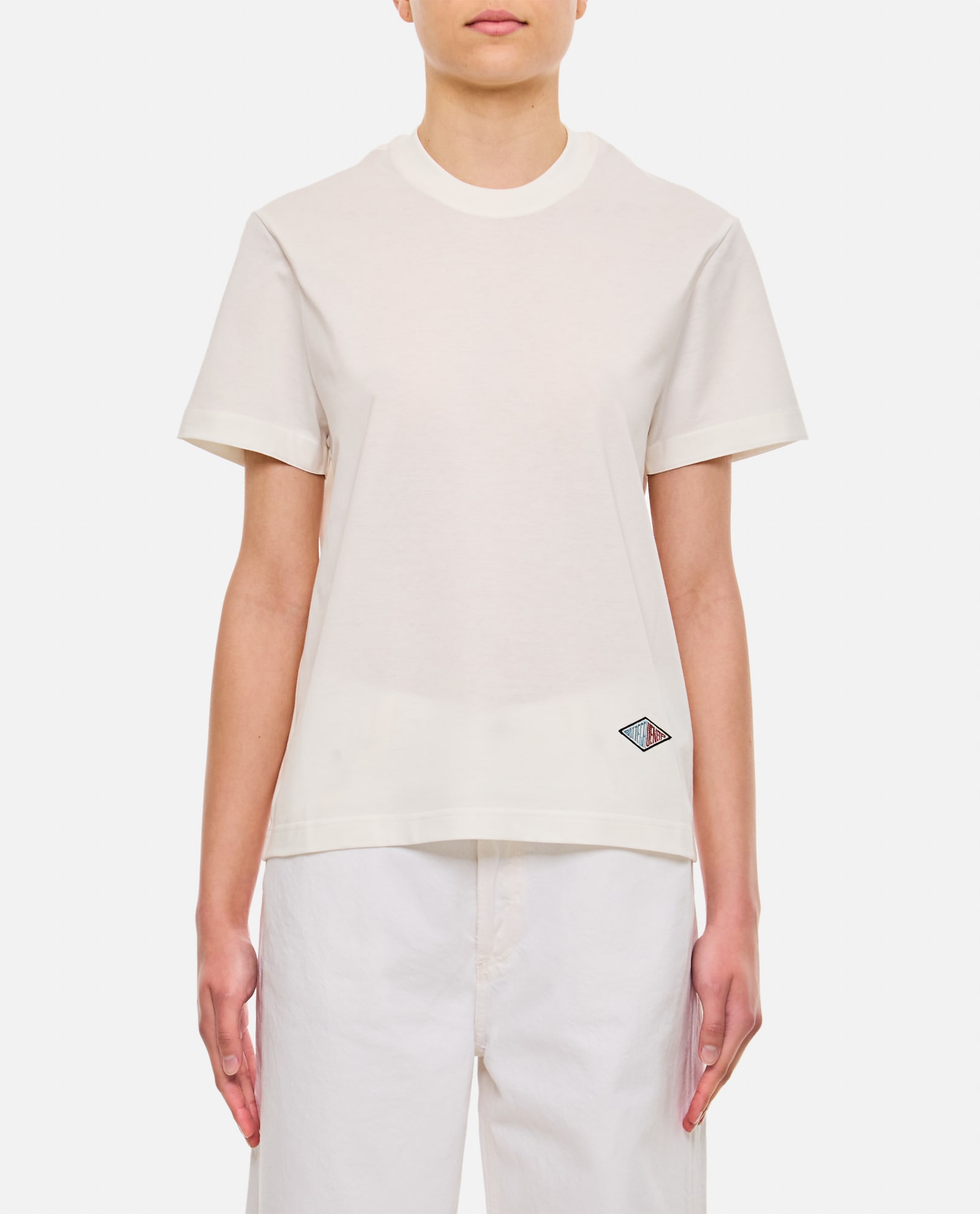 Shop Bottega Veneta Light Cotton Jersey T-shirt In White