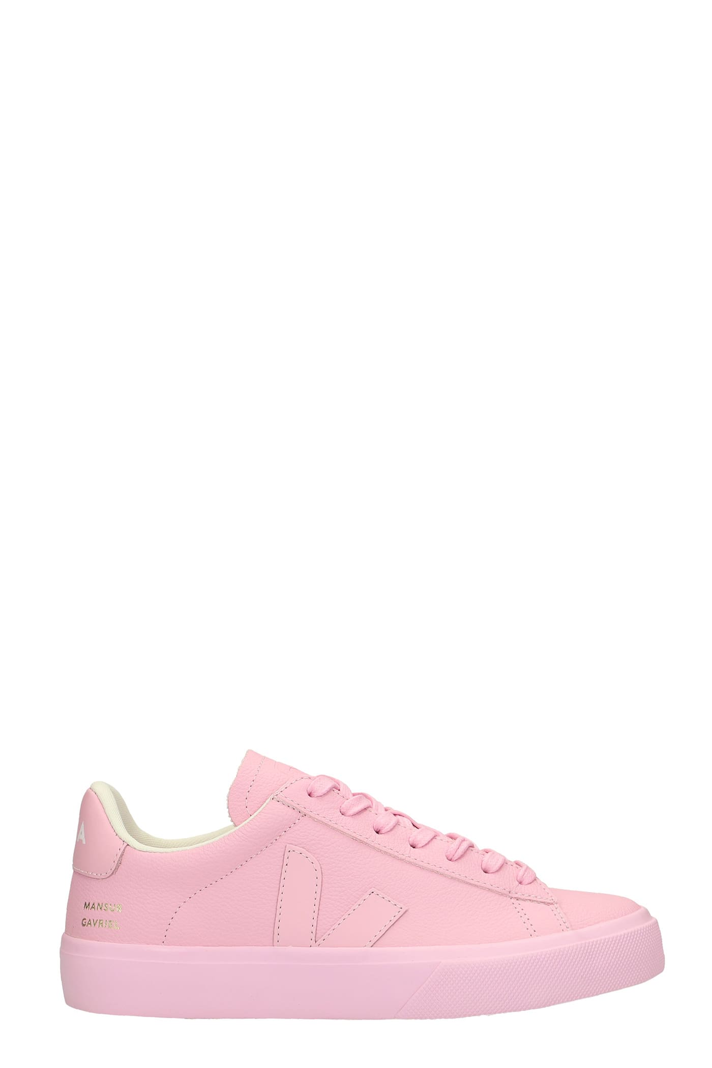 Veja Campo Sneakers In Rose-pink Leather