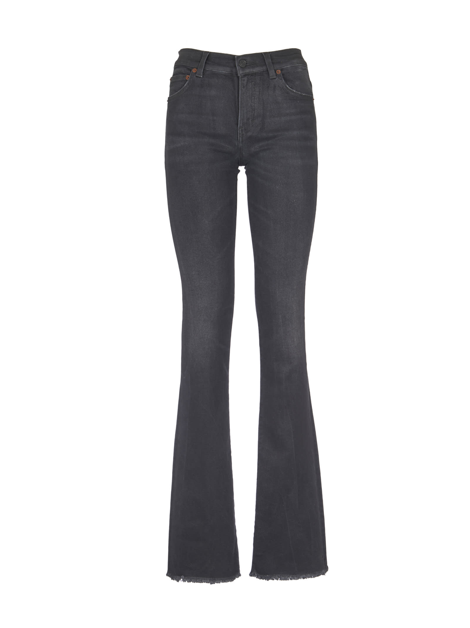Haikure Formentera Jeans In Mid Black