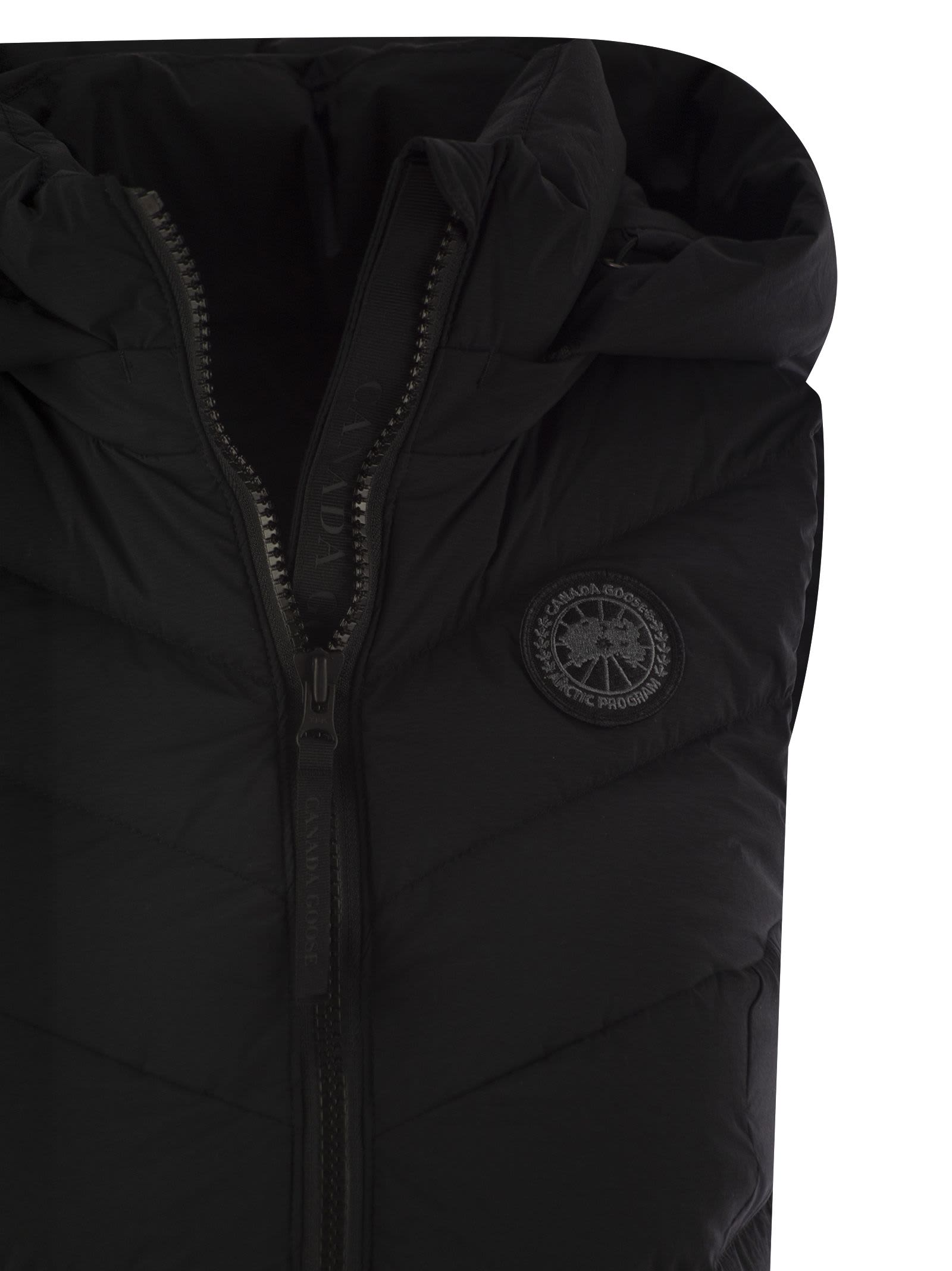 Shop Canada Goose Clair - Down Waistcoat With Black Logo