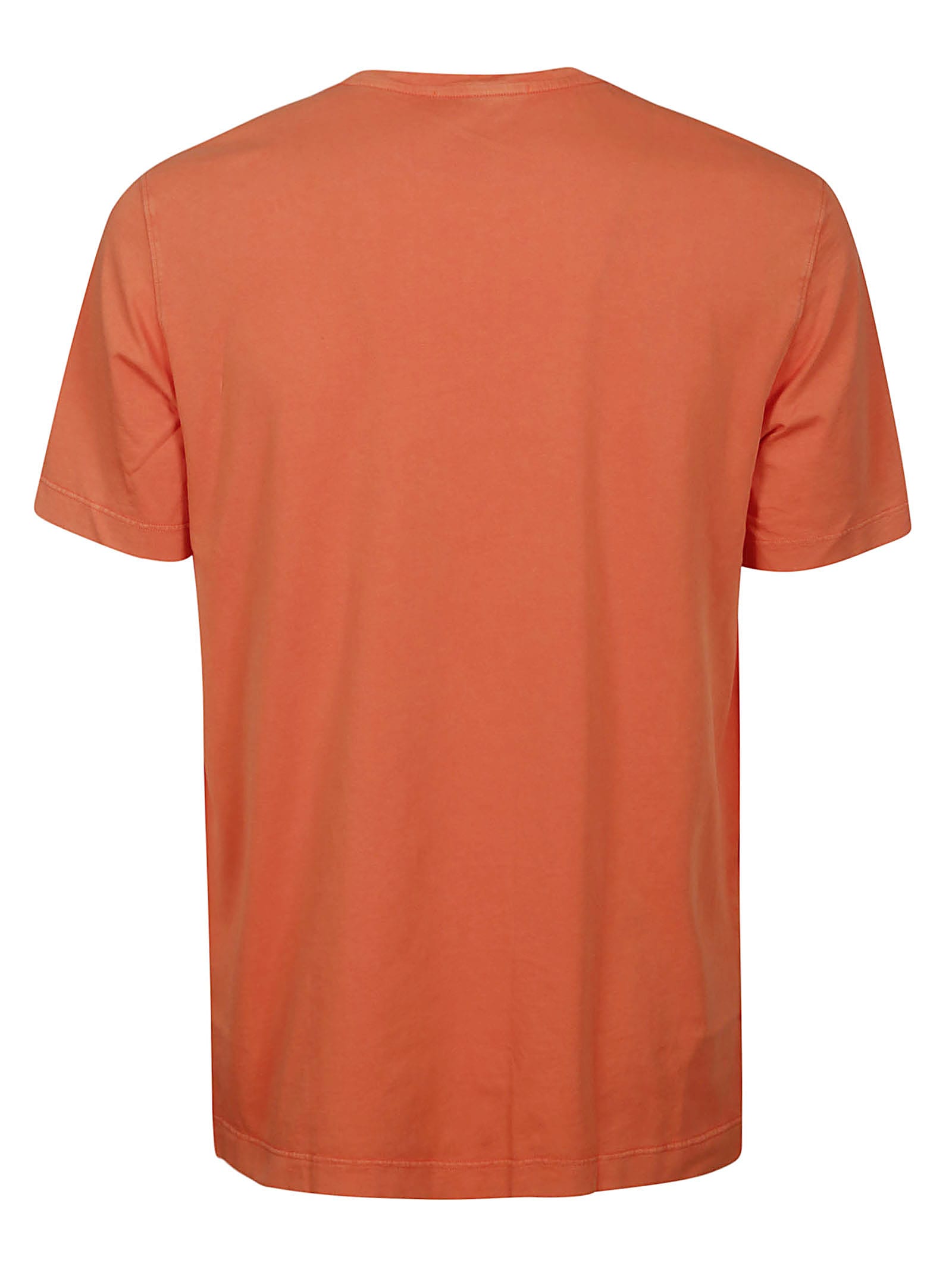 Shop Drumohr Tshirt Pocket In Orange