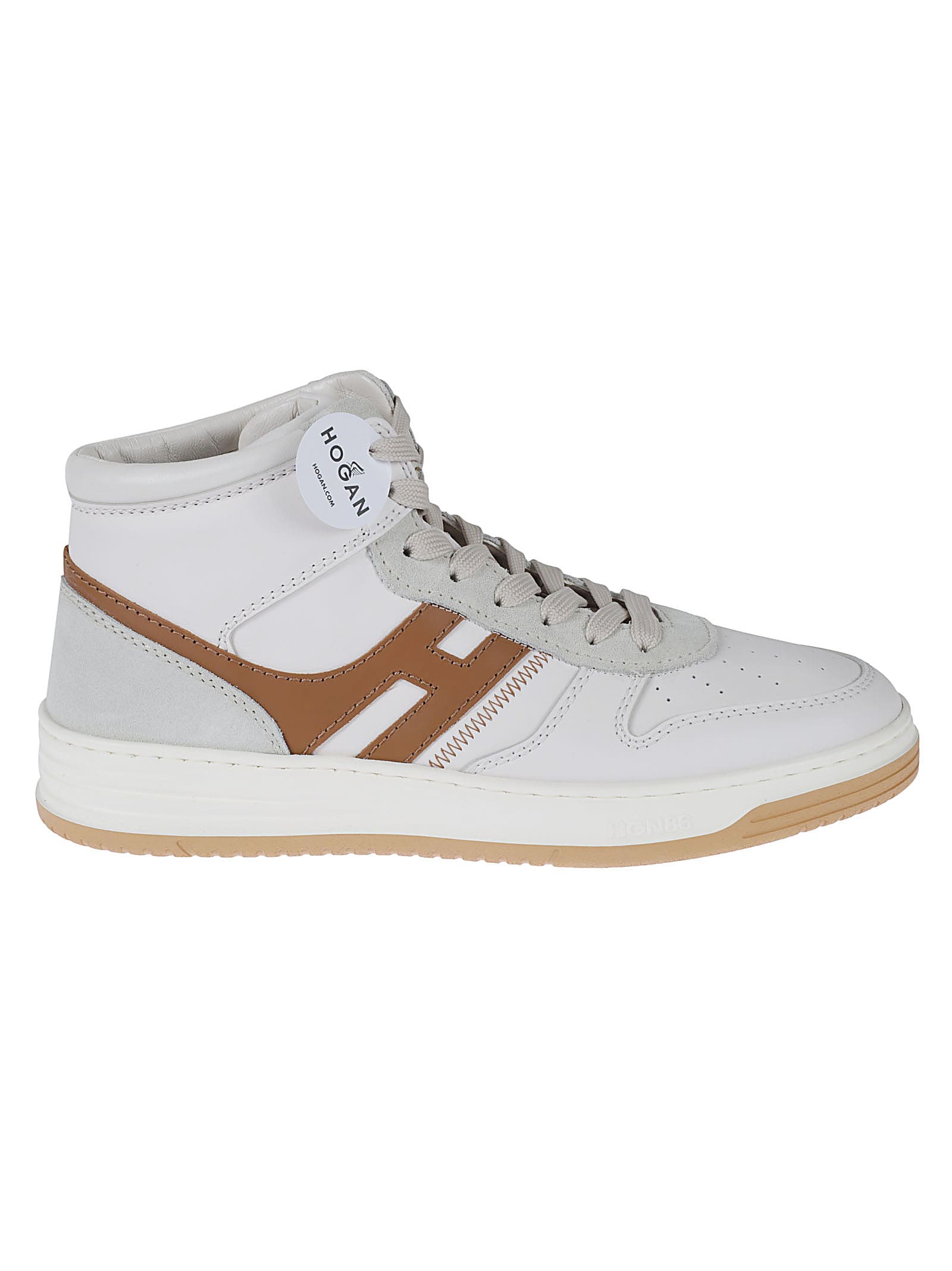 H630 Leather High-top Sneakers