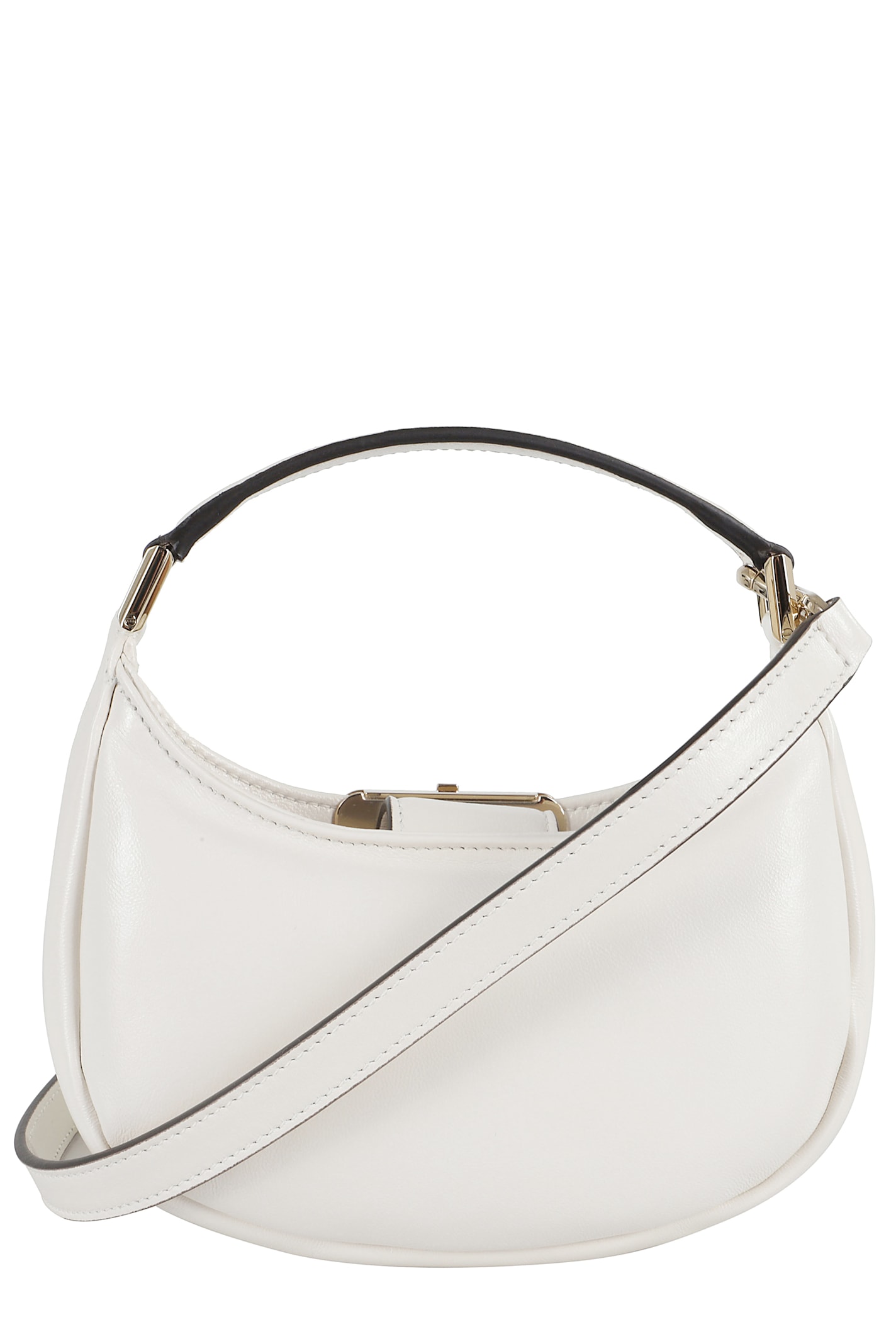 Shop Jimmy Choo Edie Hobo Mini In Latte Light Gold
