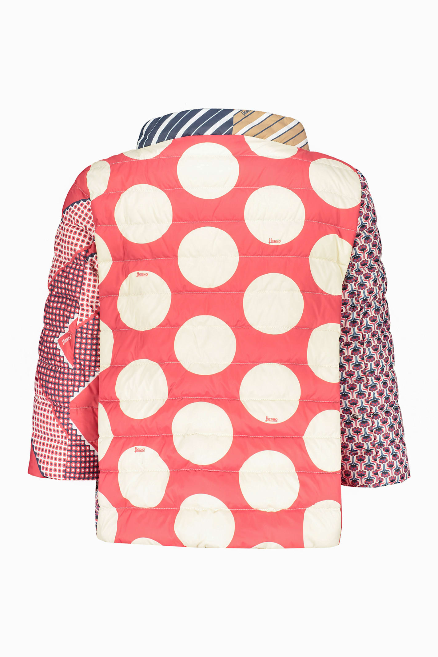 Herno Reversible Down Jacket In Multicolor