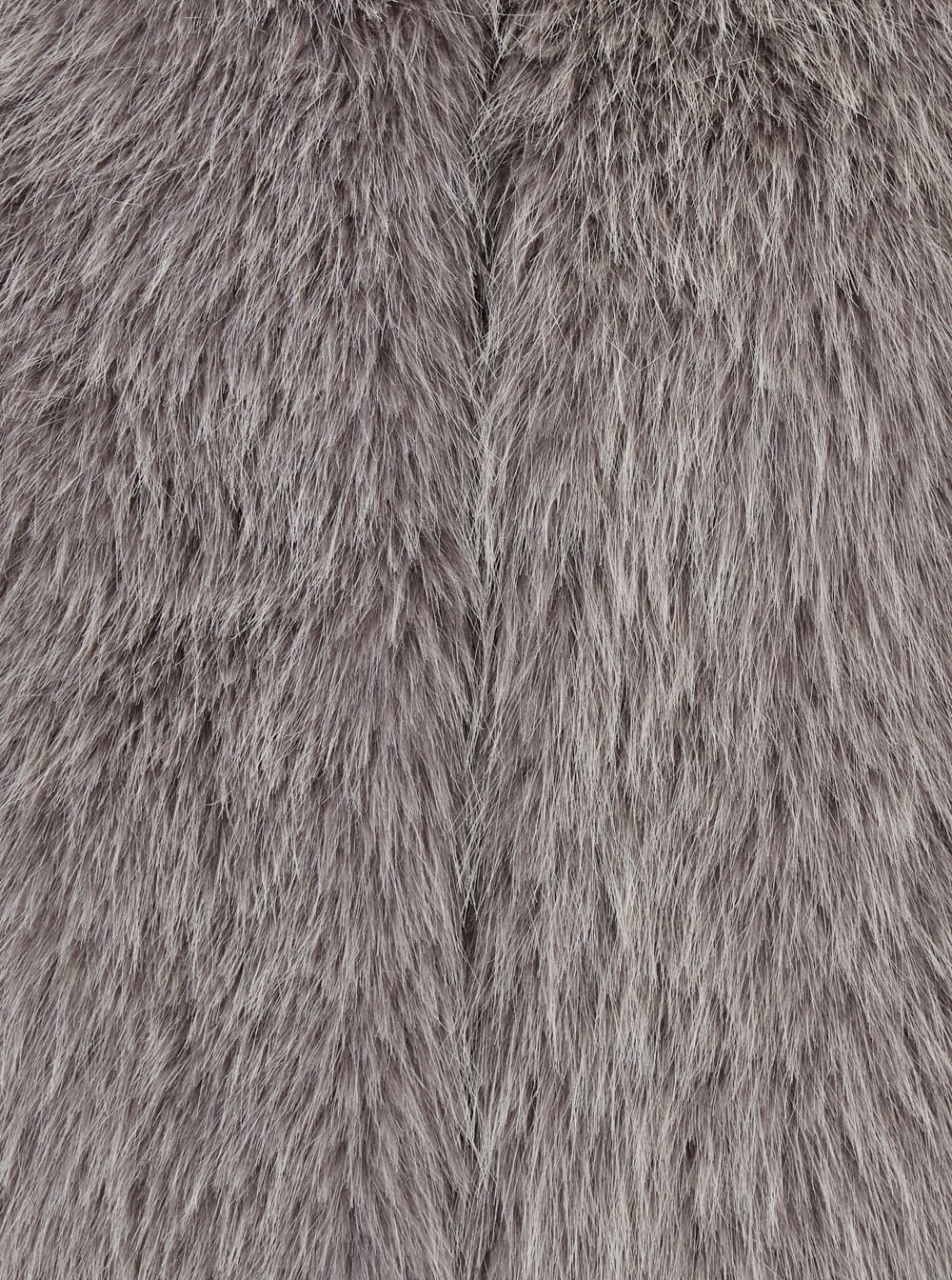 Herno Grey Sleeveless Vest With Concealed Closure On The Front In Ecofur Woman In Gray