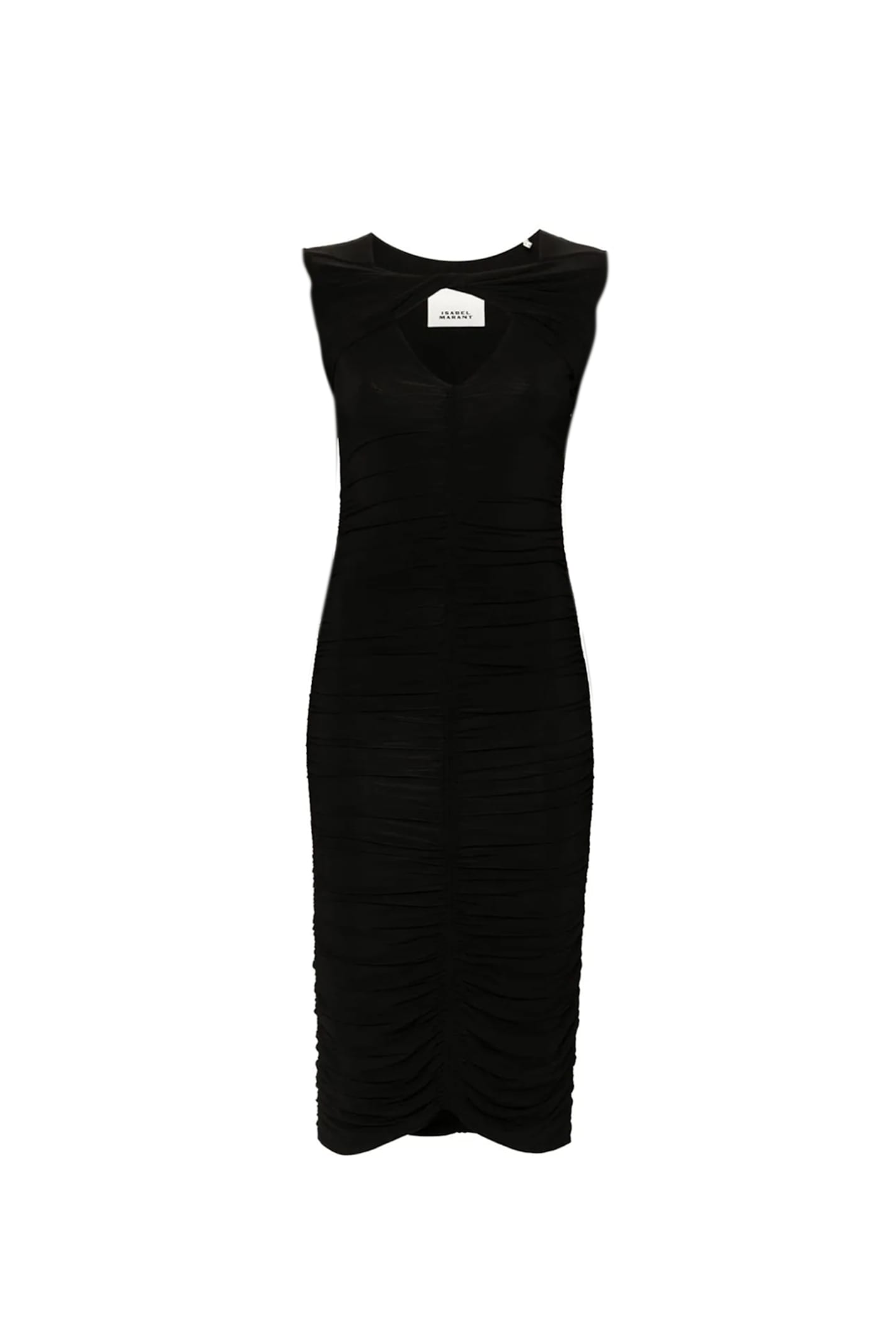 Shop Isabel Marant Volgane Dress In Black