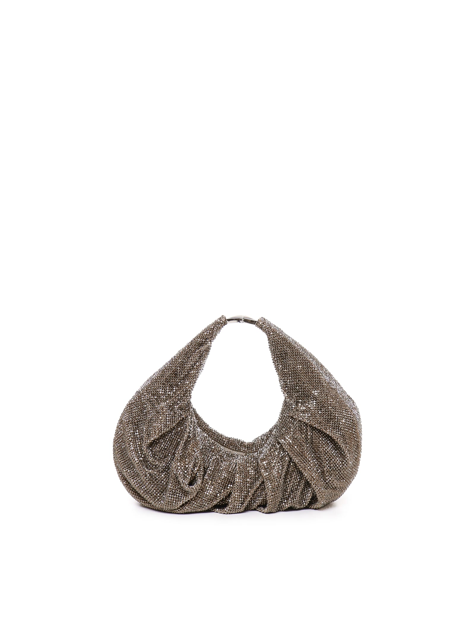 Shop Benedetta Bruzziches Yennefer Bag In Mesh In Grey