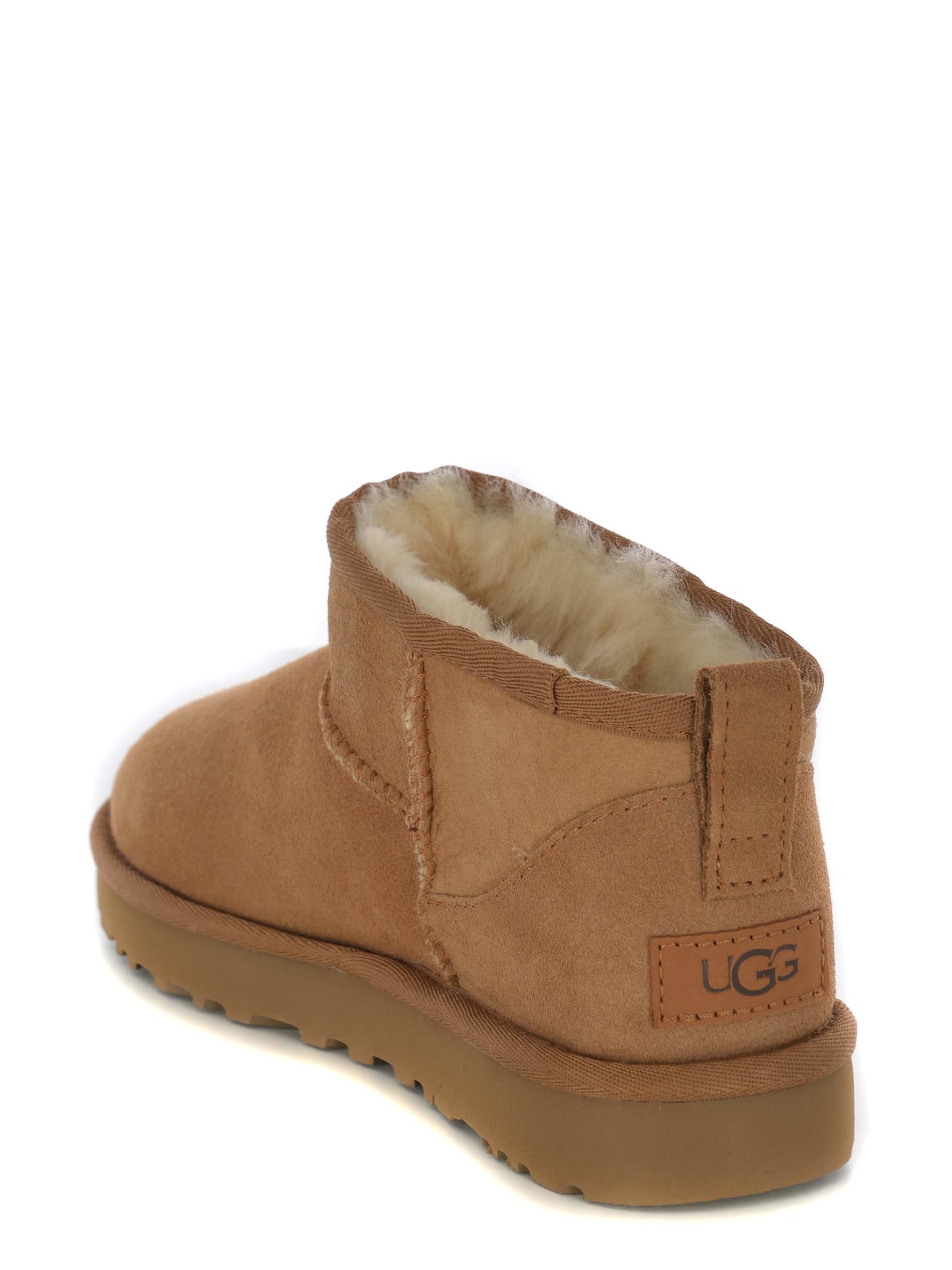 Shop Ugg Stivali  Classic Ultra Mini Made Of Suede In Camel