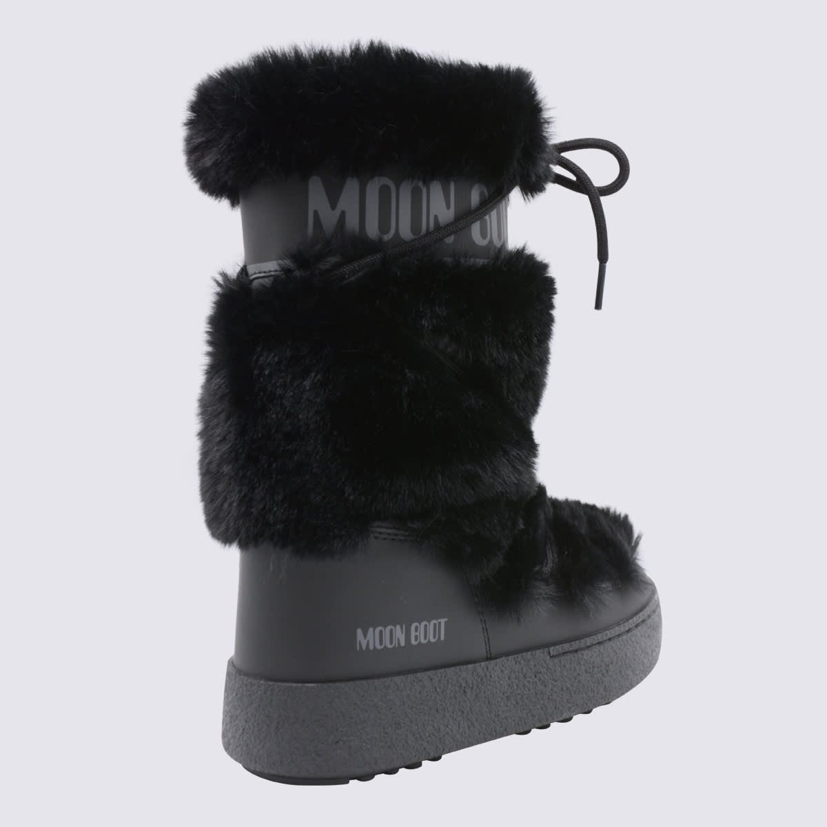 Moon Boot Black L Track High Wp Boots In Black
