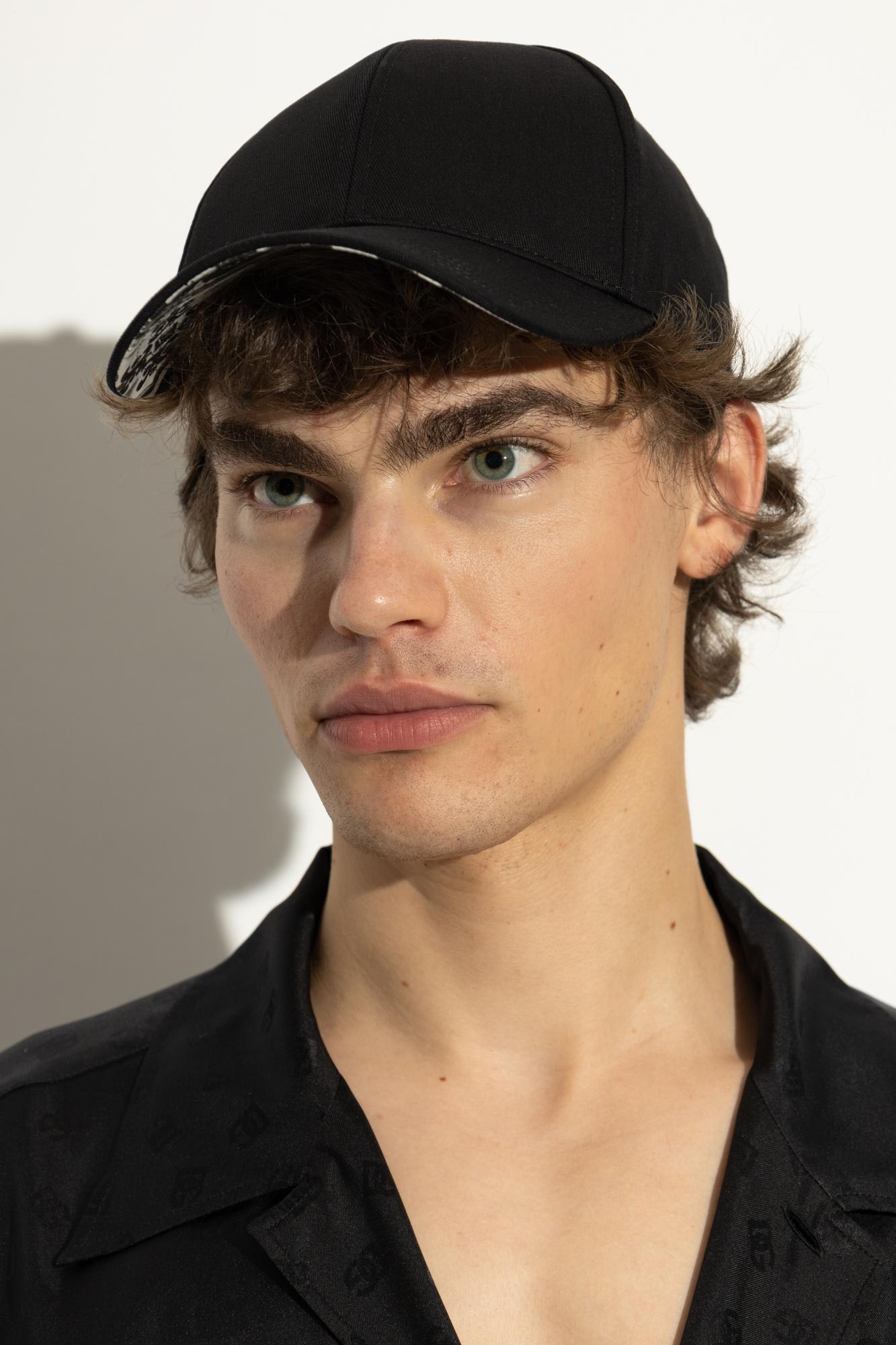 Dolce & Gabbana Baseball Cap In Black