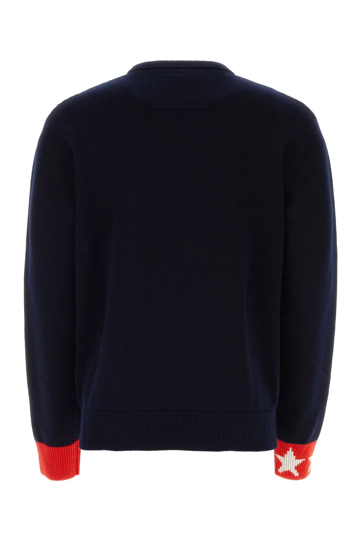 Shop Givenchy Midnight Blue Wool Sweater