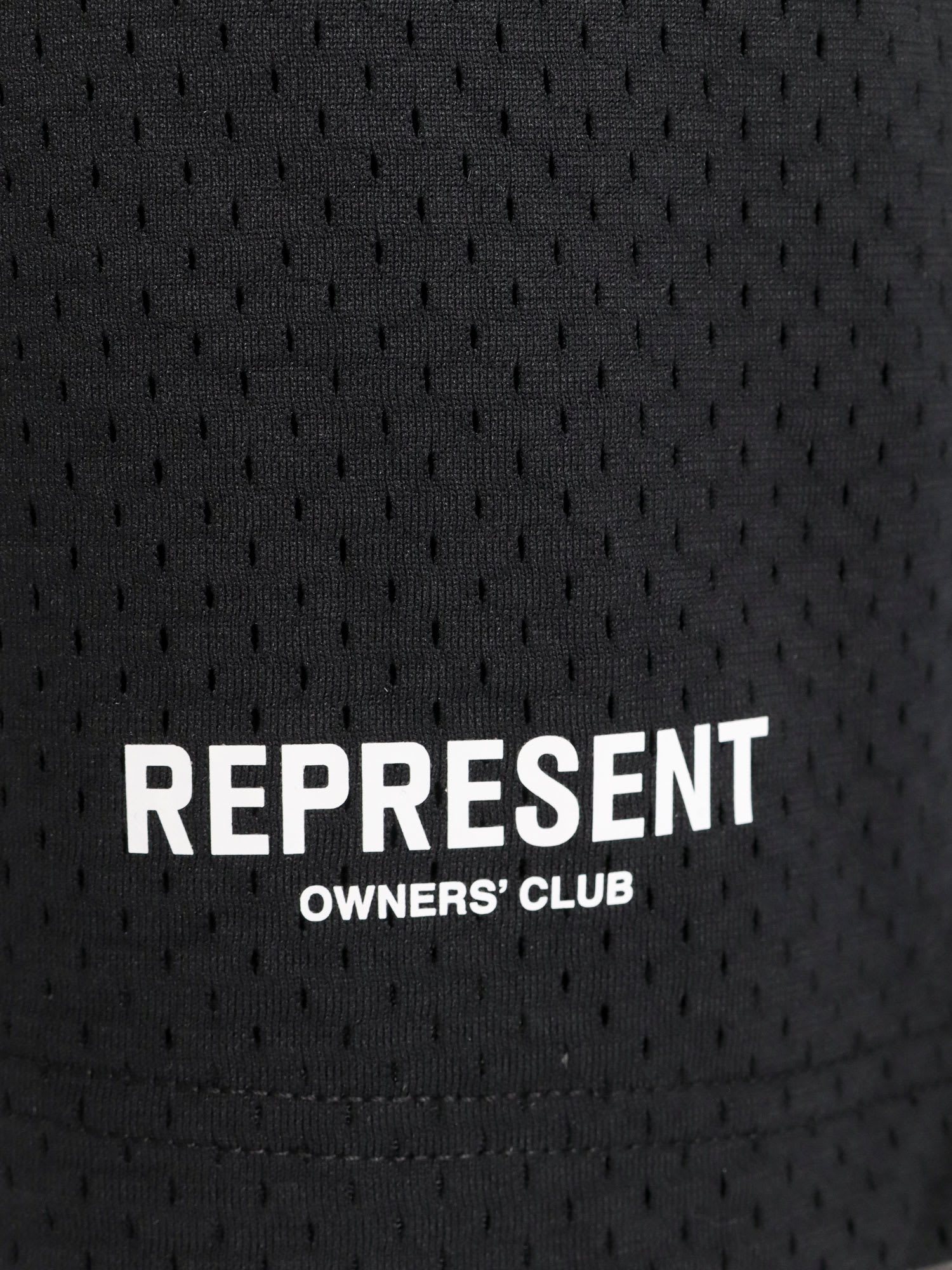 Represent Club Owners Elastic Waistband Back Pockets Shorts In Black