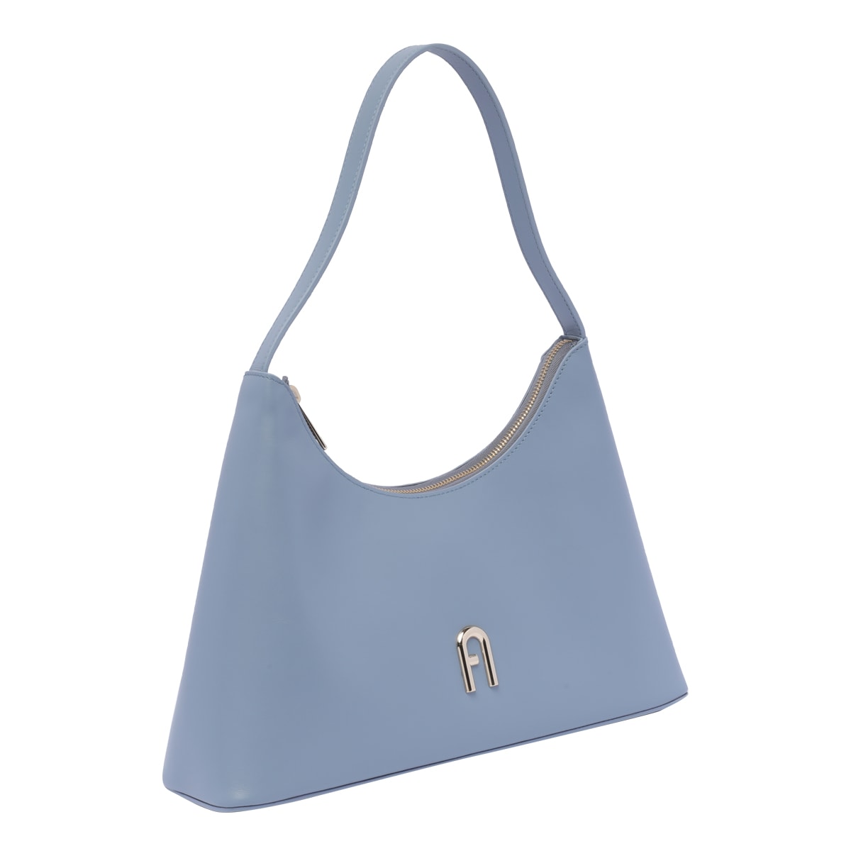 Shop Furla Small Diamante Bag In Azzurro