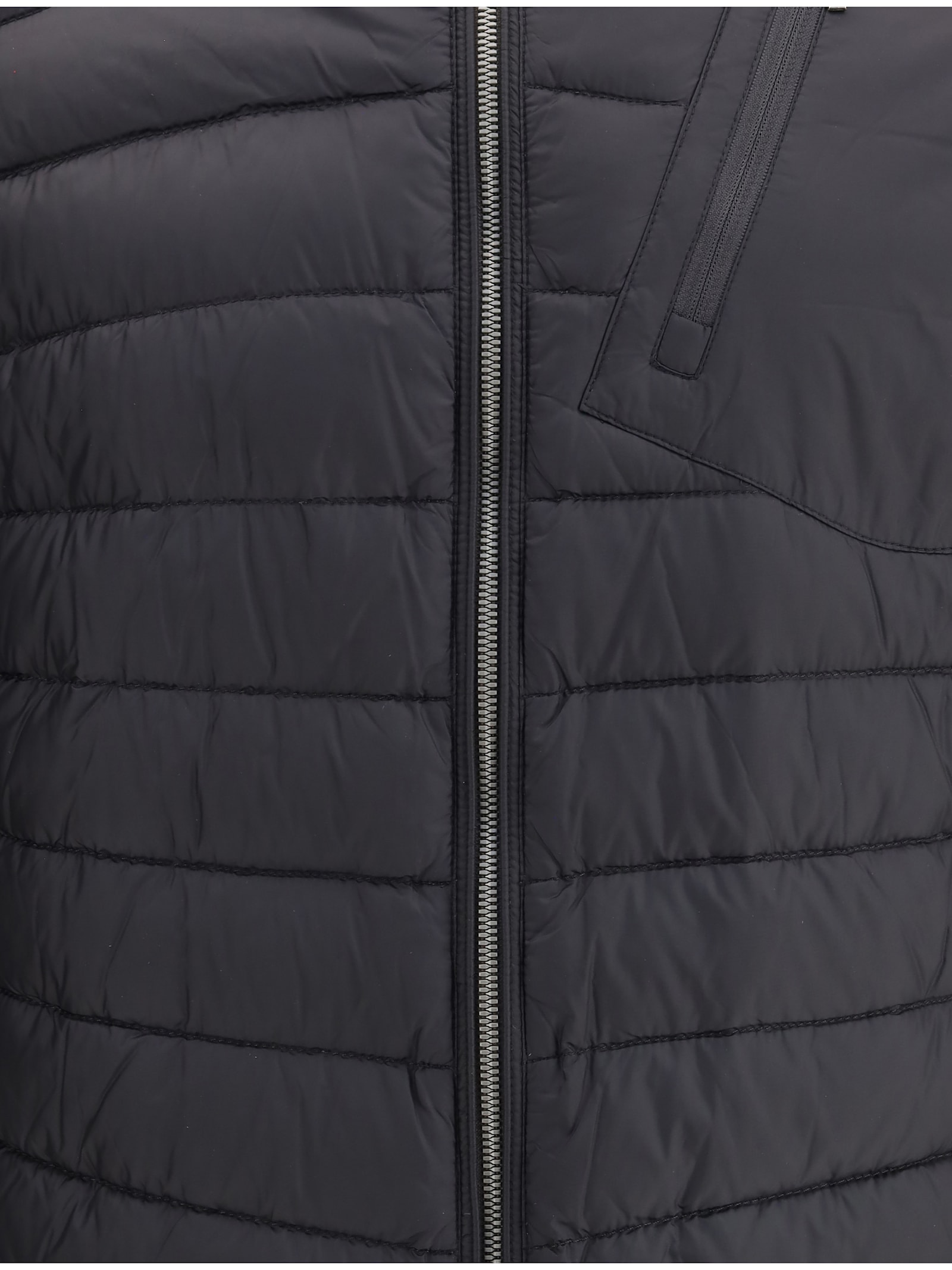 Parajumpers Nolan Hybrid Down Jacket In Black