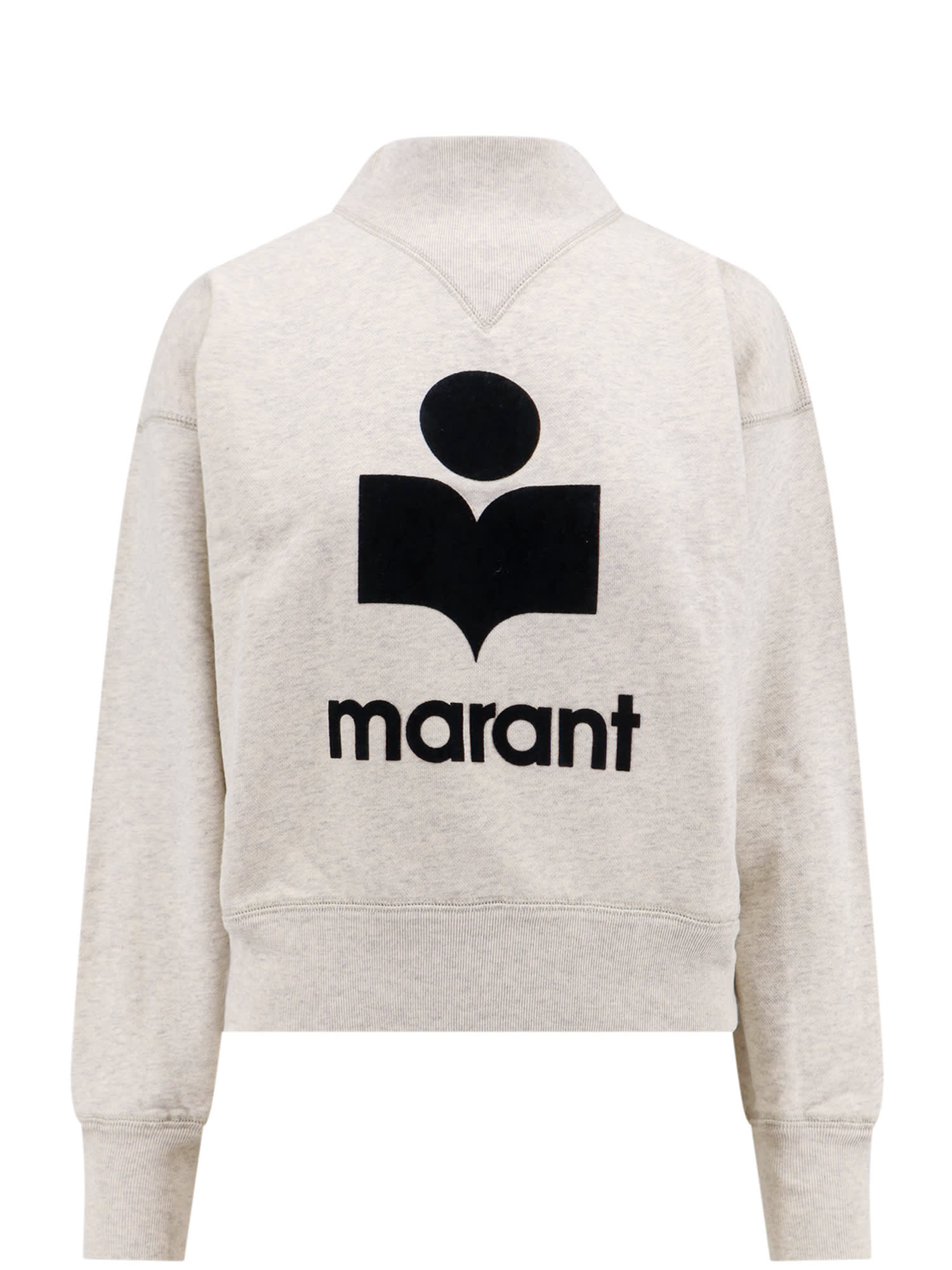 Shop Marant Etoile Sweatshirt In Powder