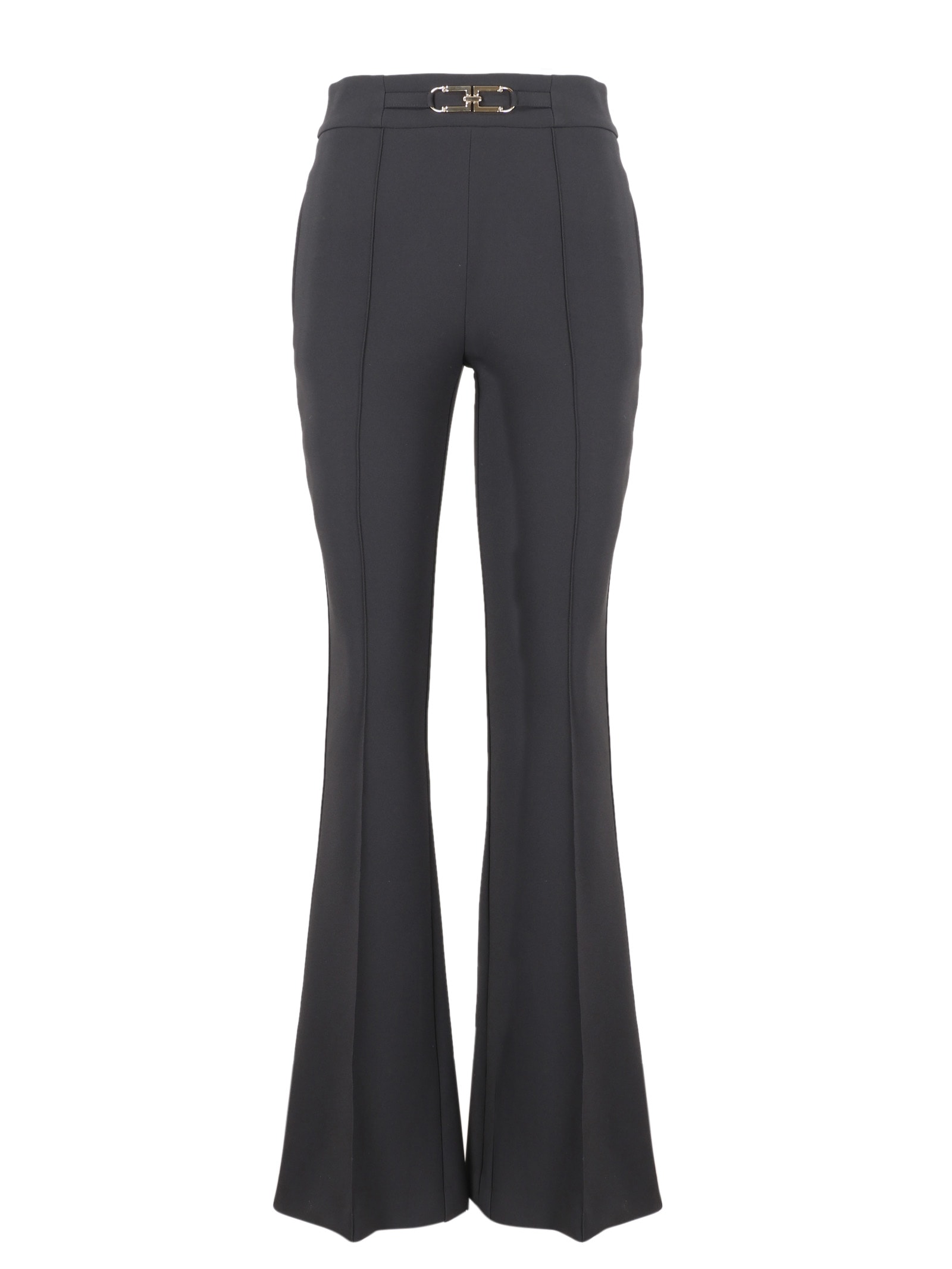 Elisabetta Franchi Clamp Flared Trousers