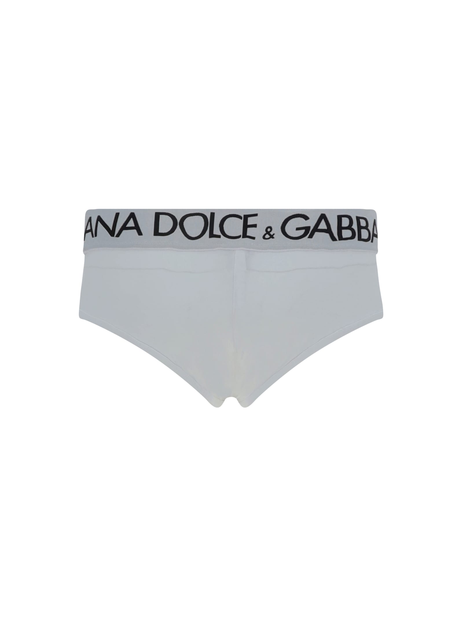 Shop Dolce & Gabbana Underwear Briefs In Bianco Ottico