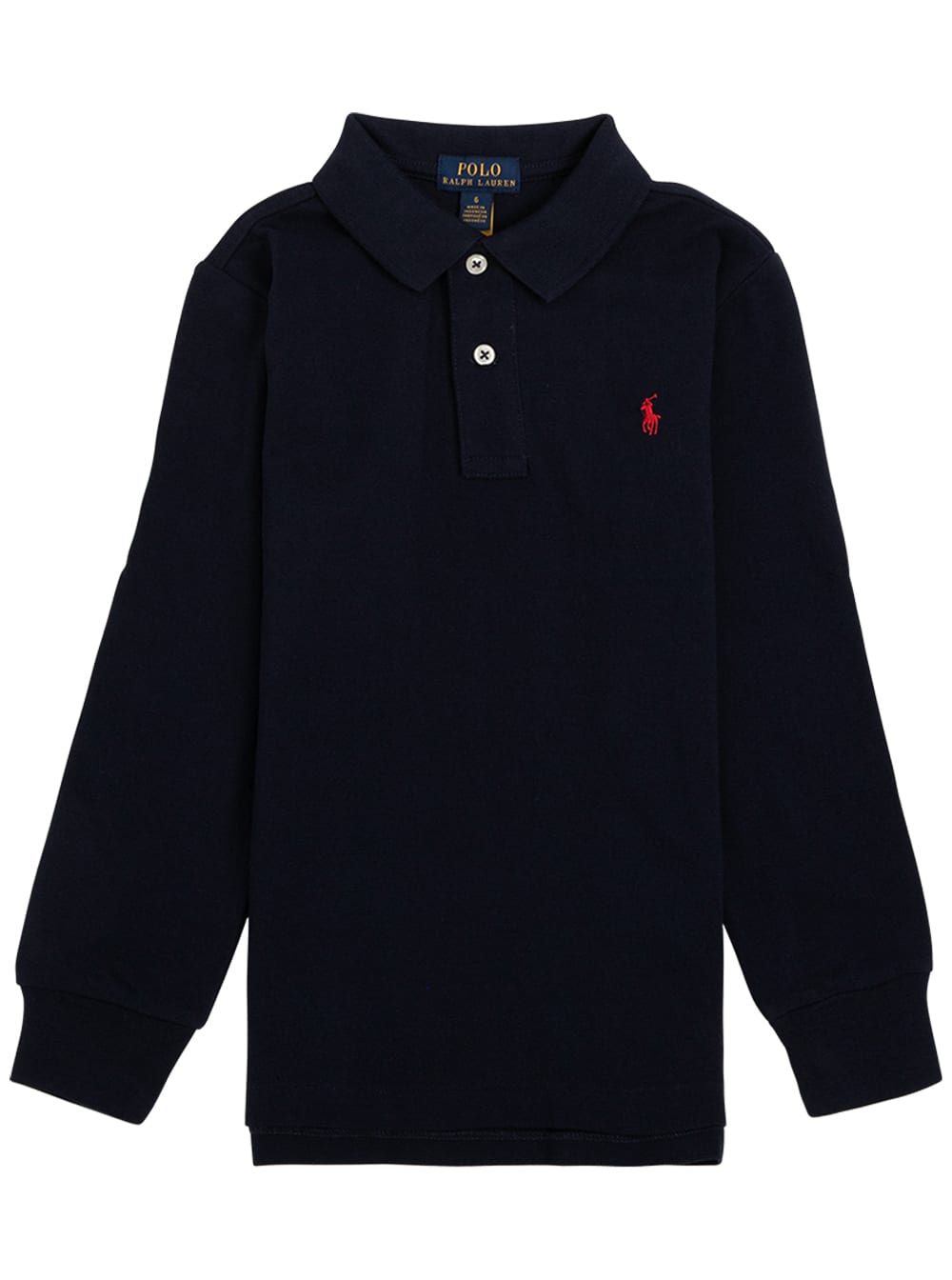 Ralph Lauren Blue Long Sleeves Polo Shirt With Logo