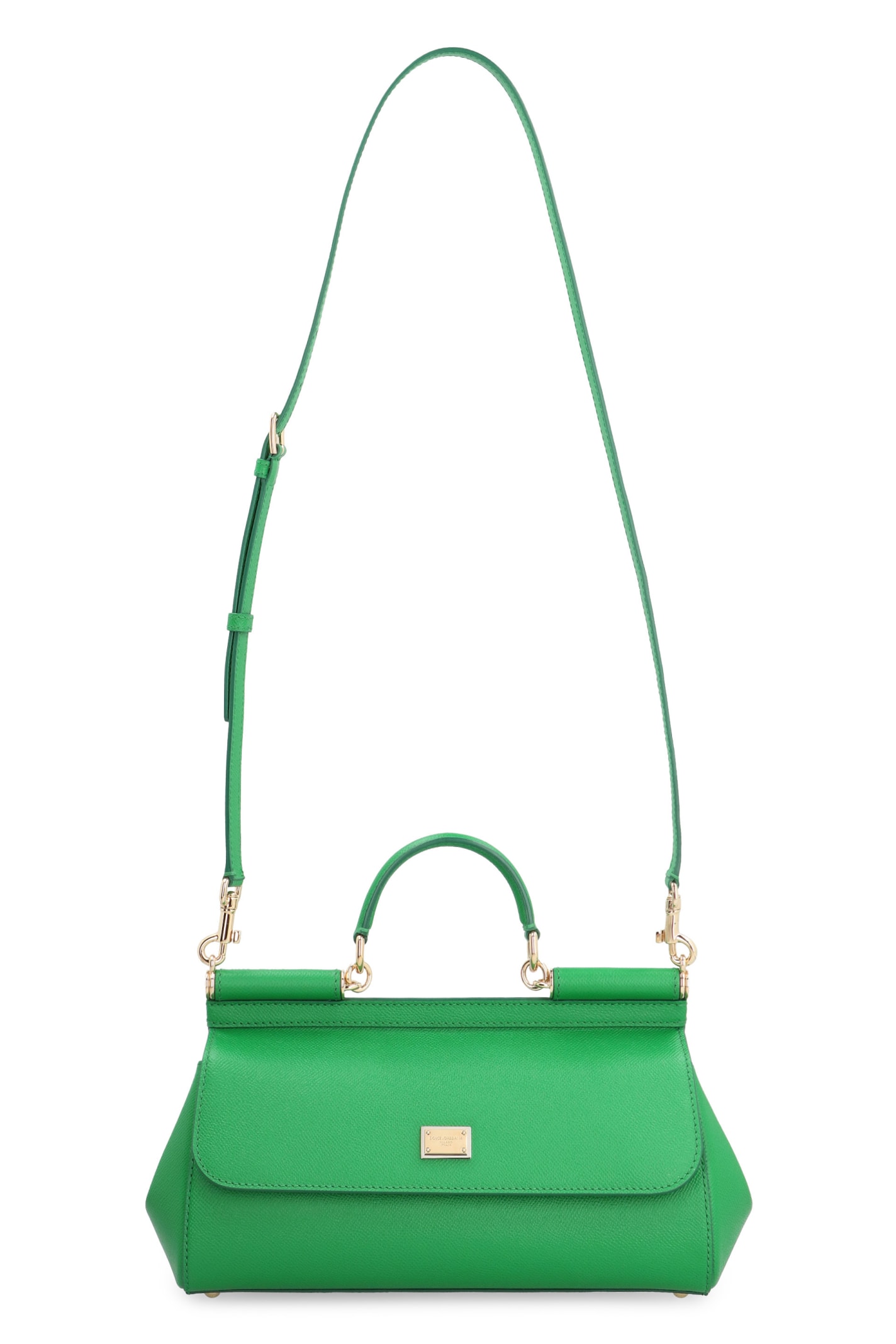 Shop Dolce & Gabbana Sicily Handbag In Green