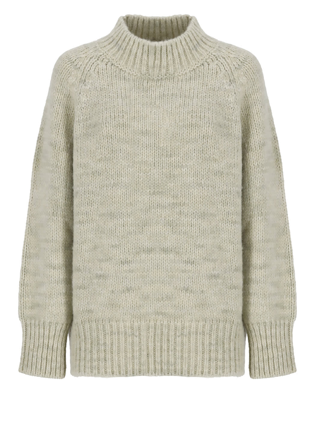 Maison Margiela Green Alpaca Sweater In Green