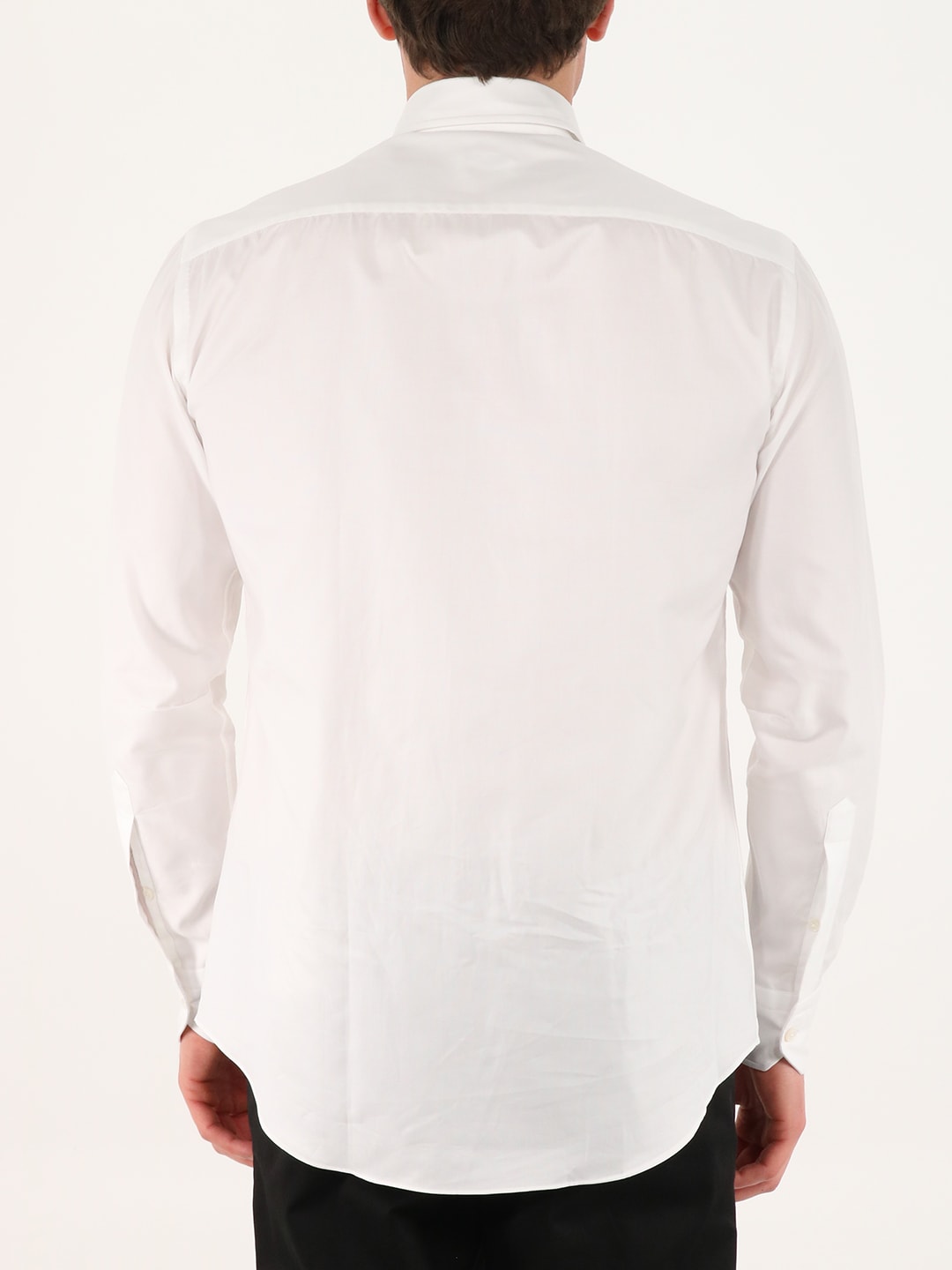 Shop Salvatore Piccolo Popeline White Shirt